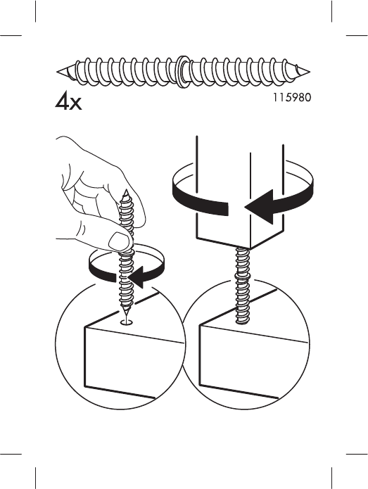 Ikea Lack Side Table 22X22 Assembly Instruction 55x55 207276
