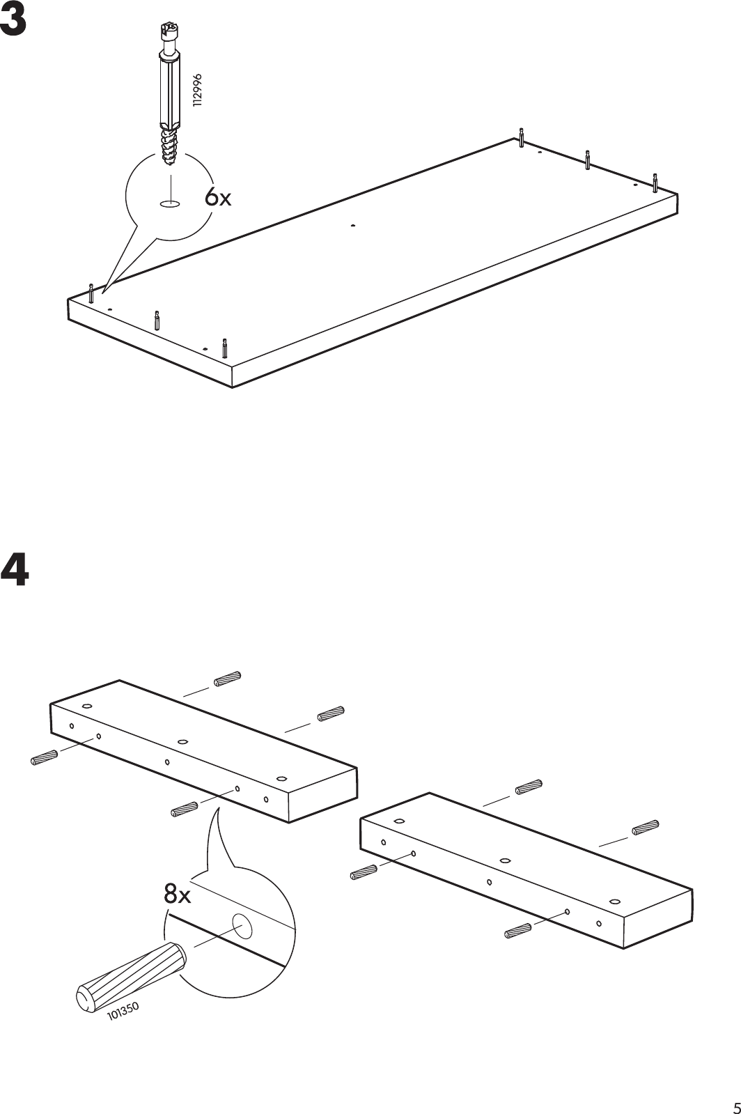 Ikea Lack Tv Bench 58X21 Assembly Instruction