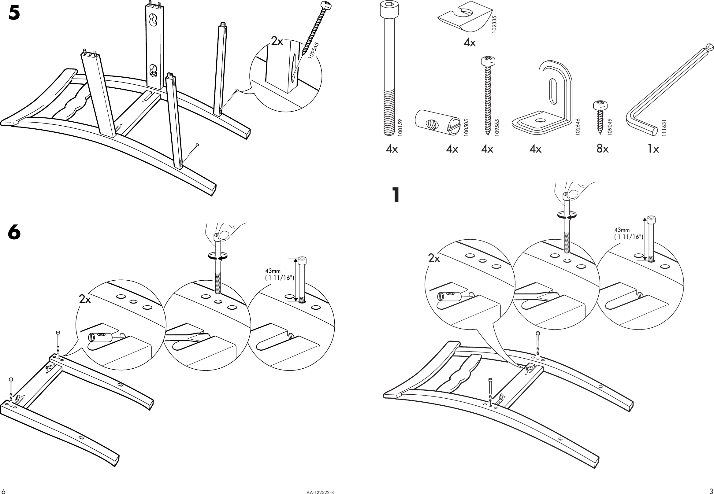 Page 3 of 4 - Ikea Ikea-Lanni-Chair-Assembly-Instruction