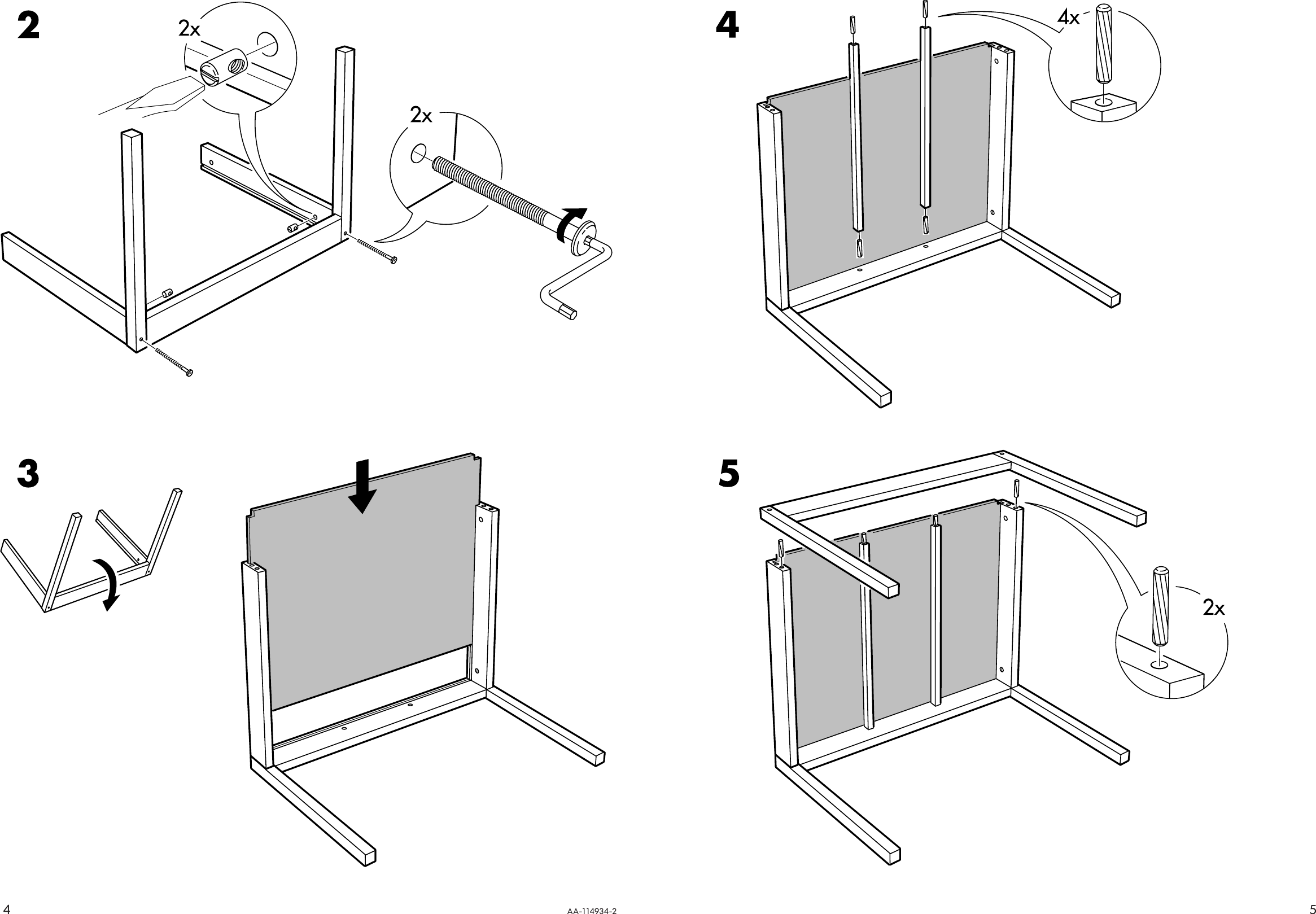 Page 4 of 4 - Ikea Ikea-Latt-Table-W-2-Chairs-Assembly-Instruction