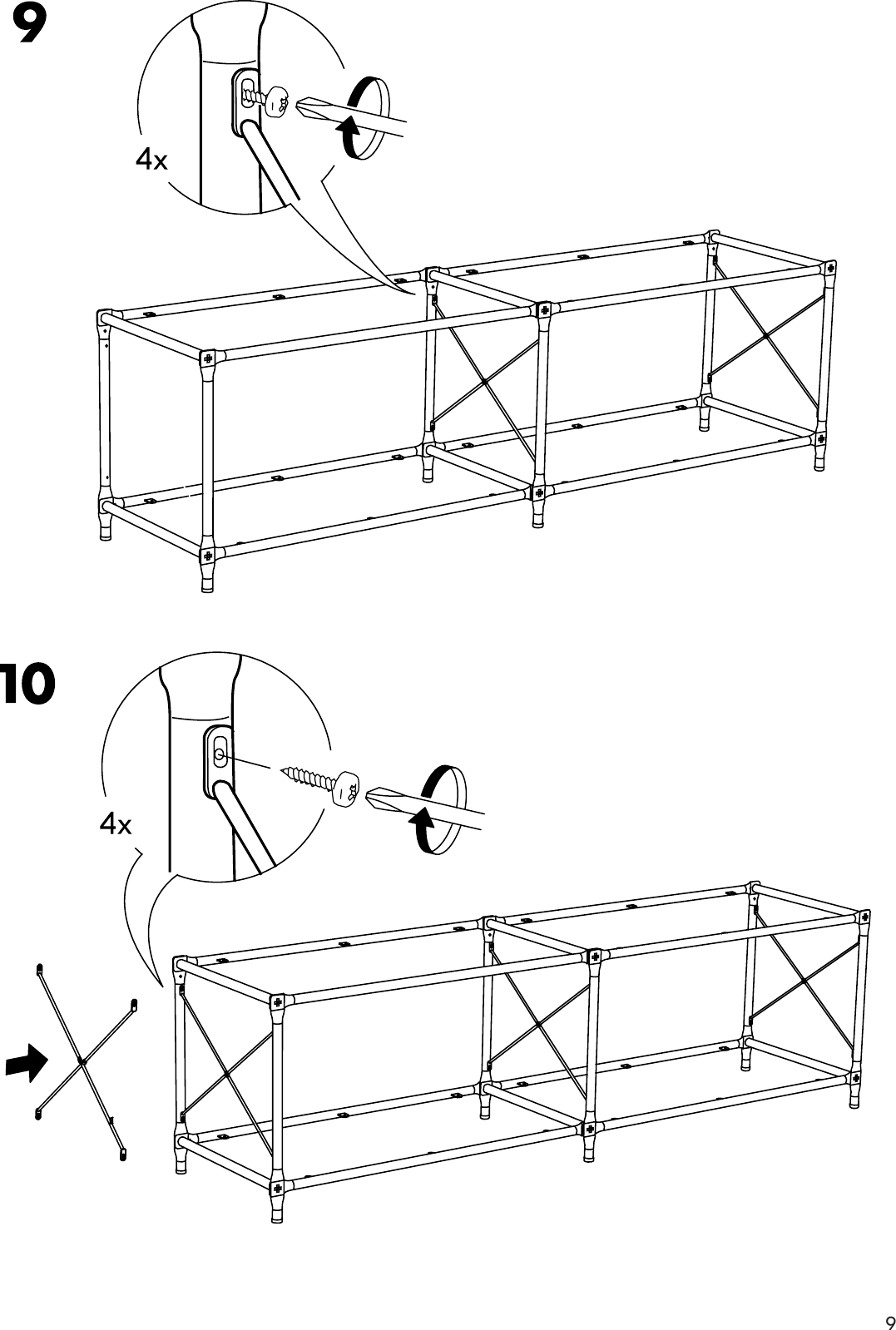 Page 9 of 12 - Ikea Ikea-Laxvik-Add-On-For-Basic-Unit-32X19-Assembly-Instruction