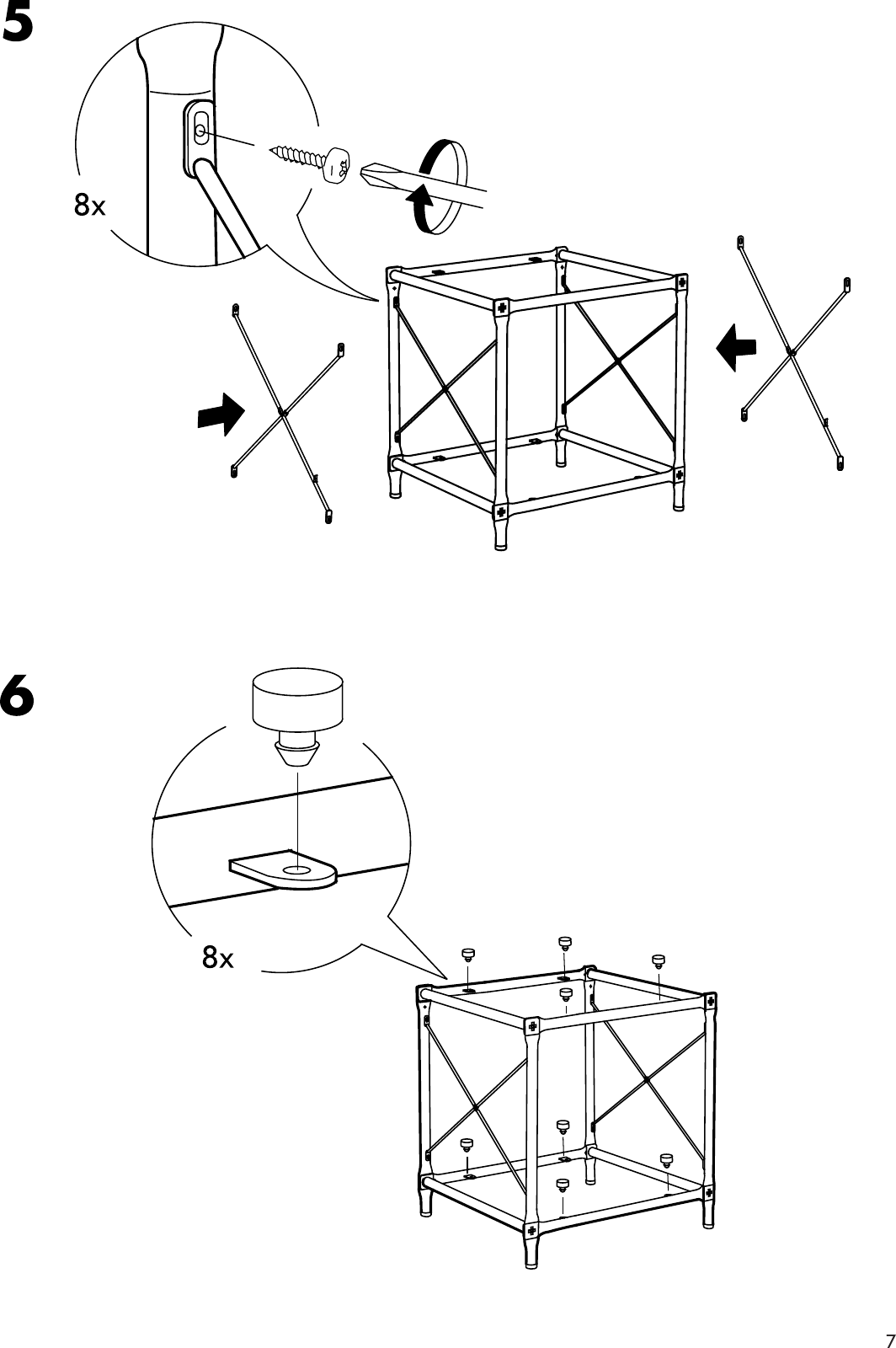 Page 7 of 8 - Ikea Ikea-Laxvik-Basic-Unit-15X18-Assembly-Instruction