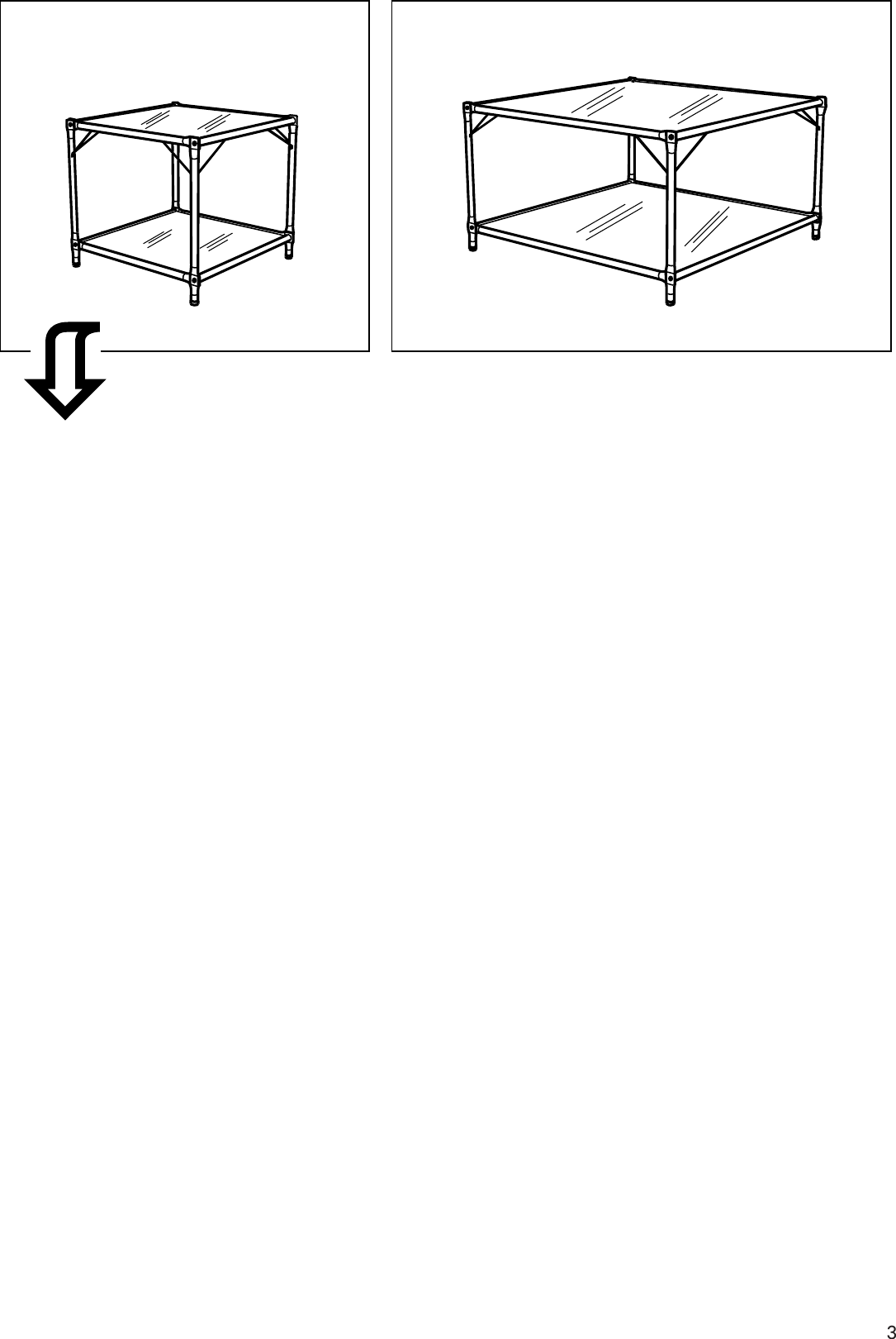 Page 3 of 8 - Ikea Ikea-Laxvik-Coffee-Tbl-Side-Tbl-Assembly-Instruction