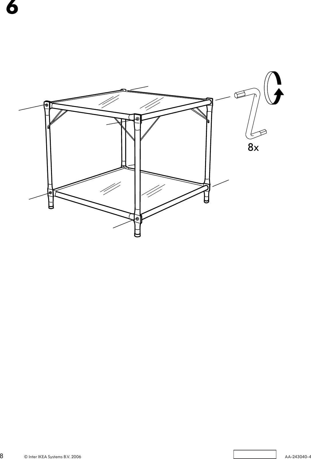 Page 8 of 8 - Ikea Ikea-Laxvik-Coffee-Tbl-Side-Tbl-Assembly-Instruction