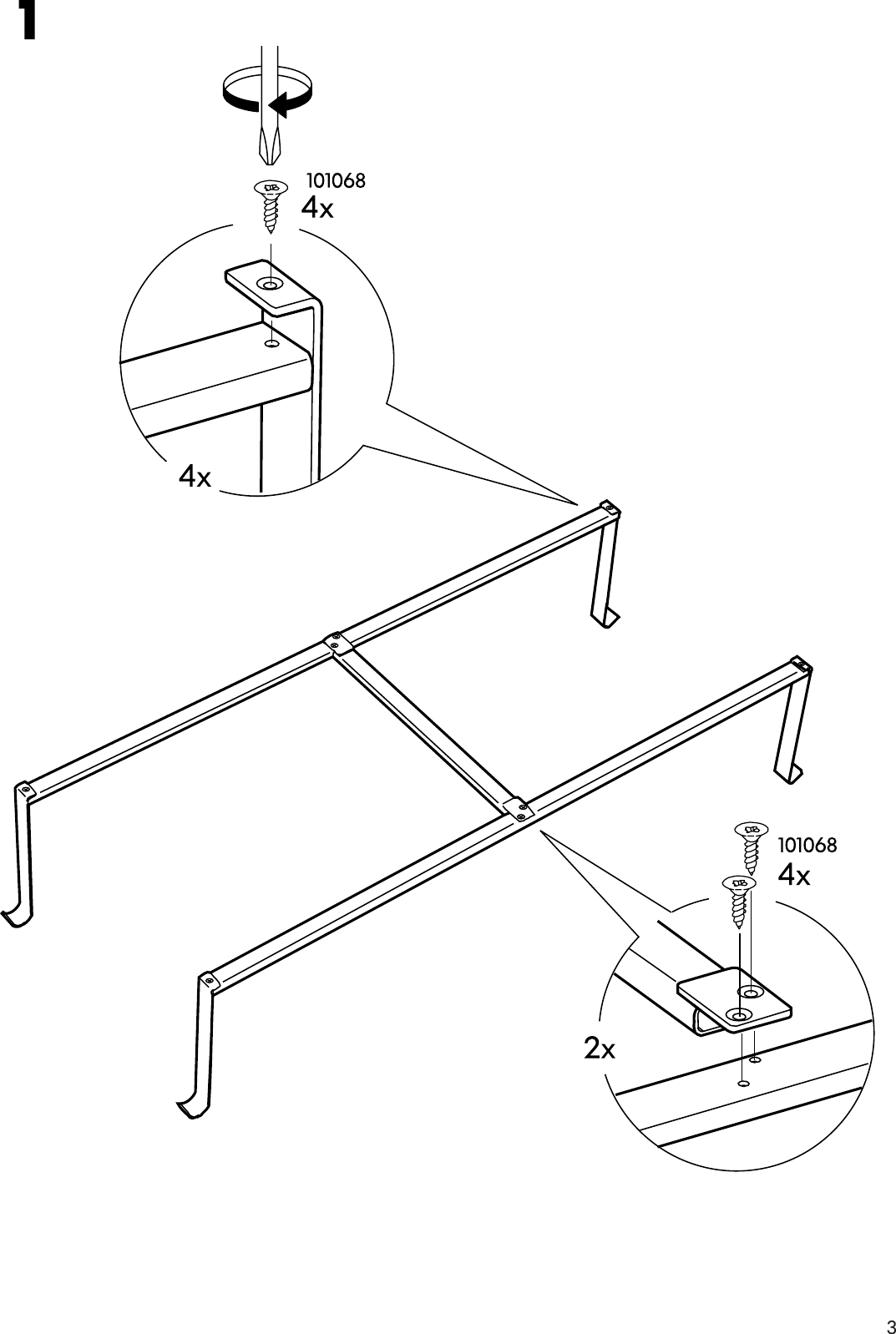 Page 3 of 4 - Ikea Ikea-Laxvik-Media-Shelf-Assembly-Instruction