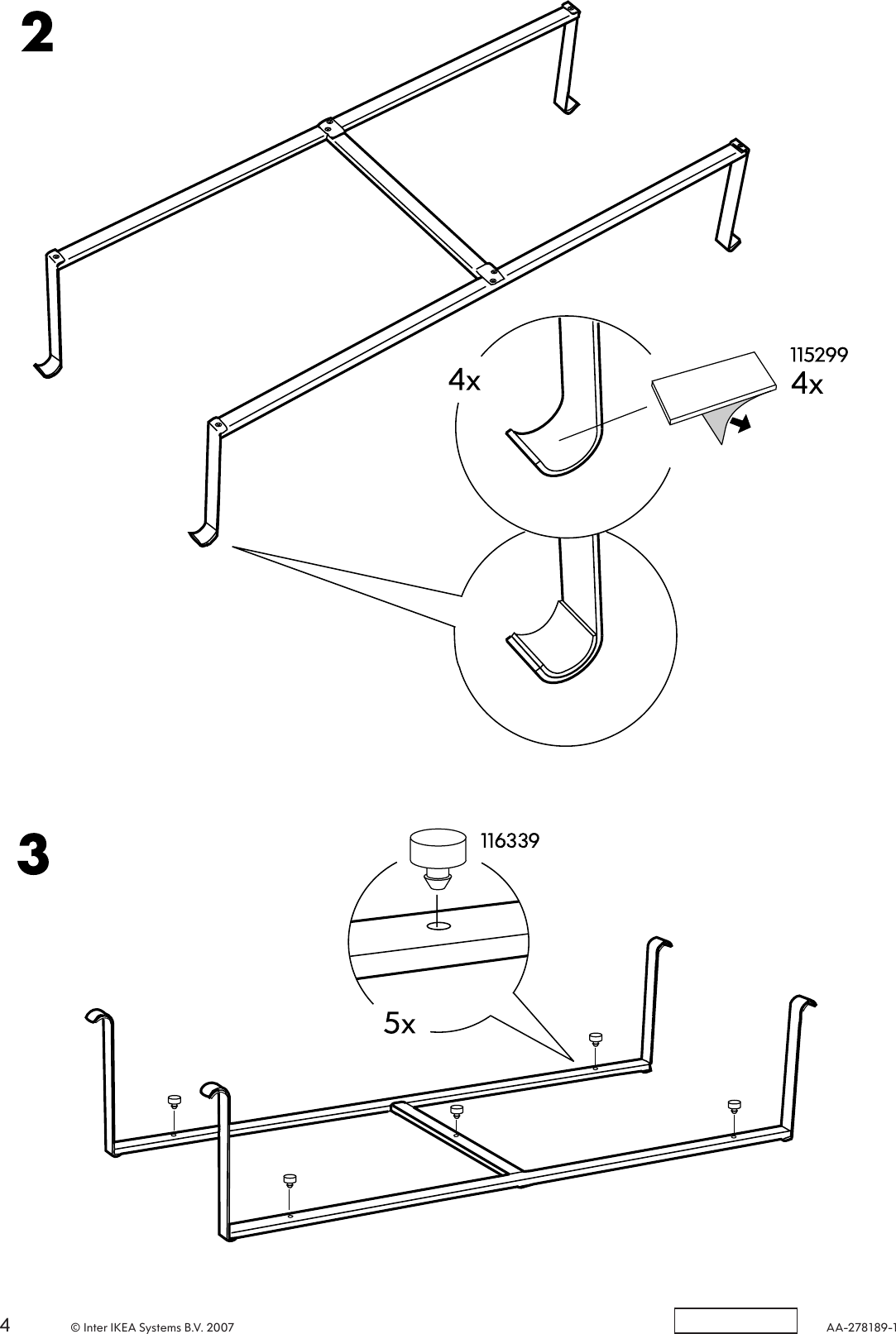 Page 4 of 4 - Ikea Ikea-Laxvik-Media-Shelf-Assembly-Instruction