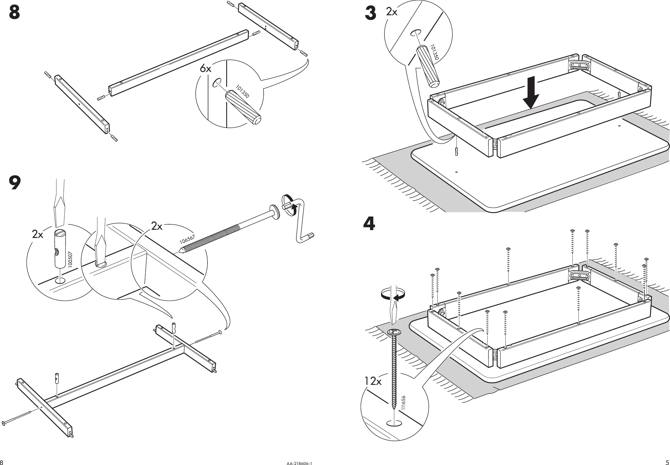 Page 5 of 6 - Ikea Ikea-Leksvik-Bar-Table-43X28-Assembly-Instruction