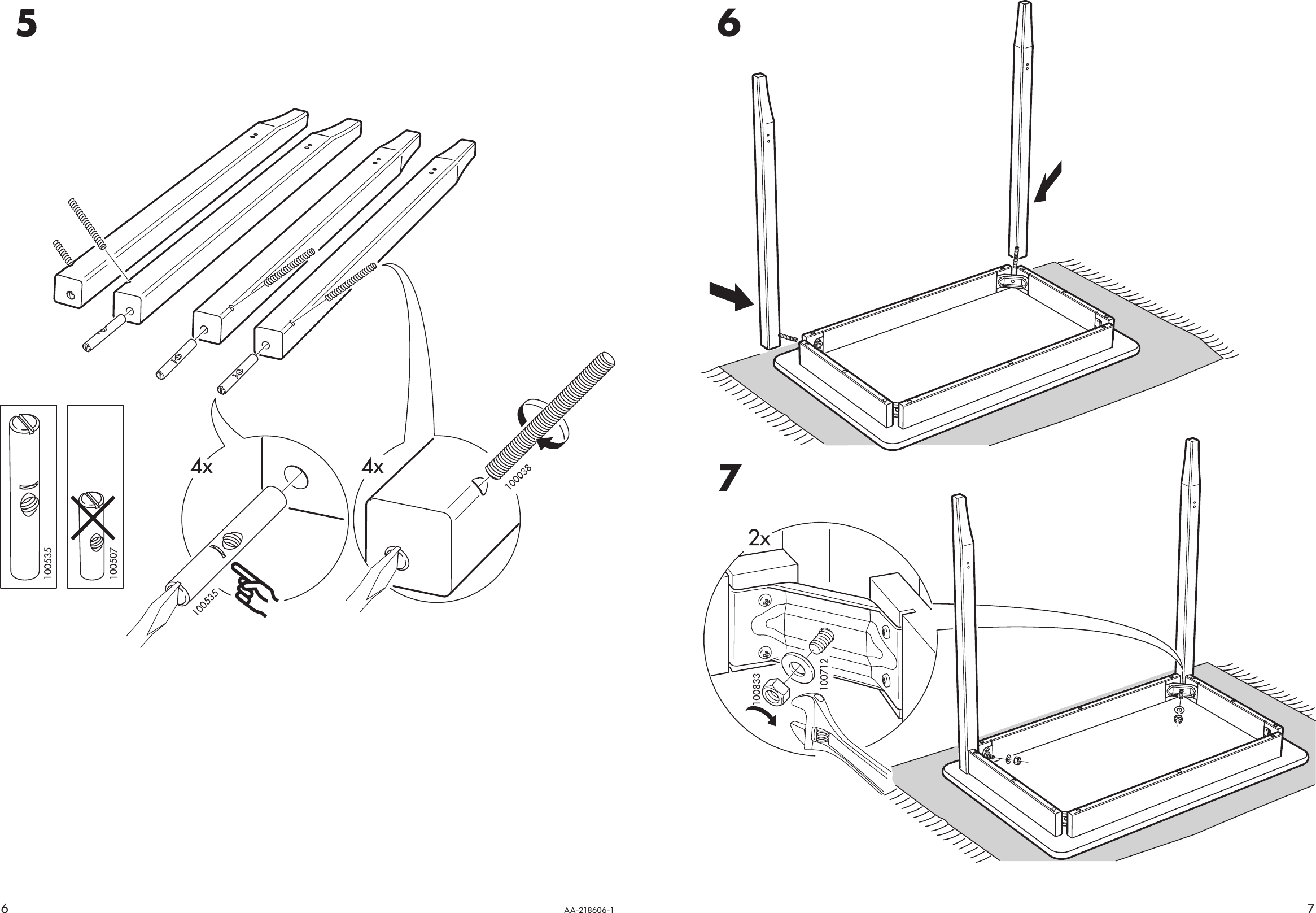 Page 6 of 6 - Ikea Ikea-Leksvik-Bar-Table-43X28-Assembly-Instruction