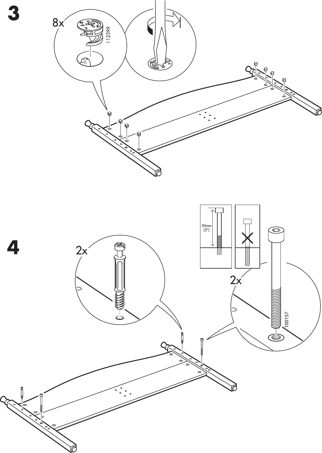 Ikea Leksvik Bed Frame Queen Assembly Instruction