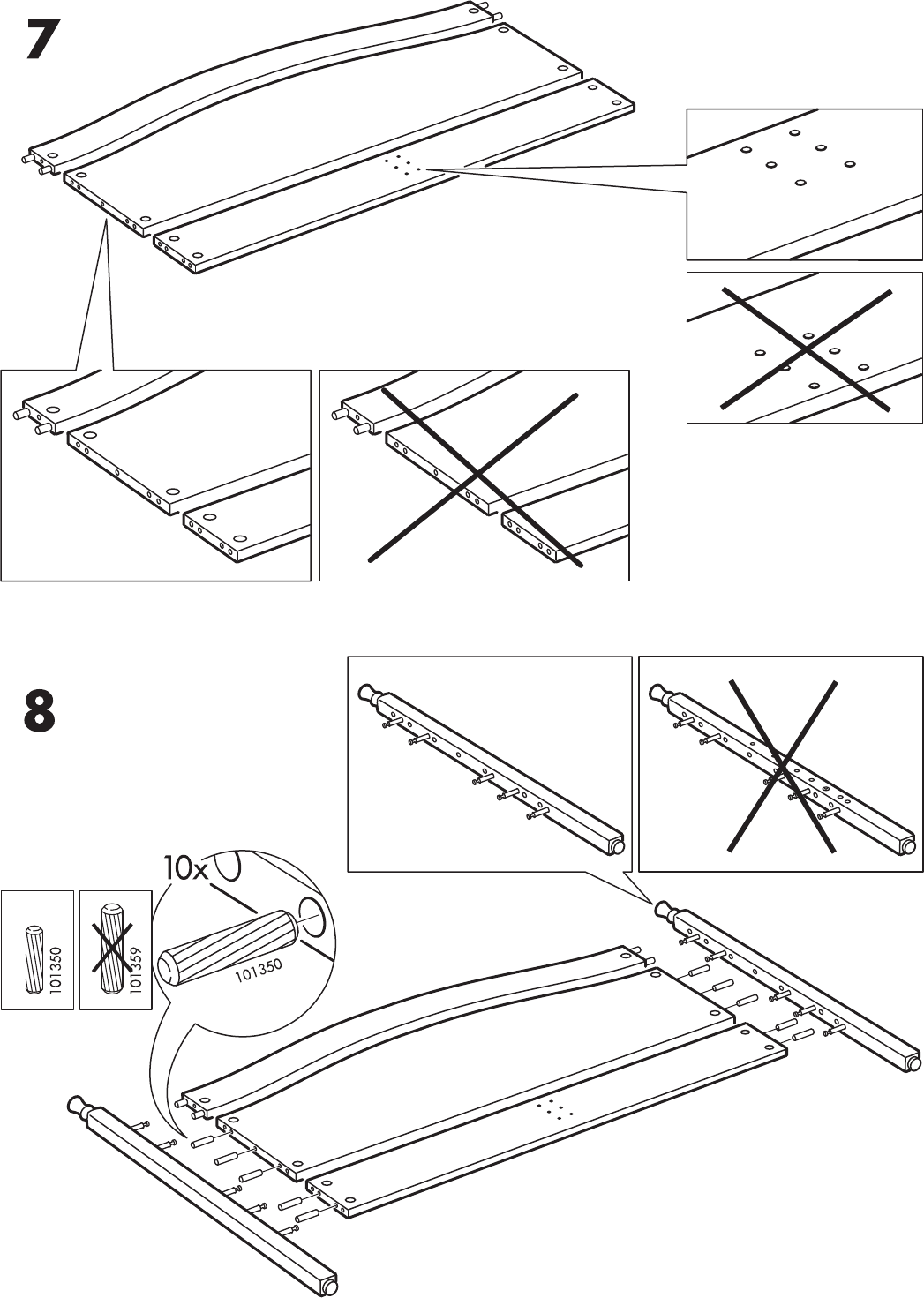 Ikea Leksvik Bed Frame Queen Assembly Instruction