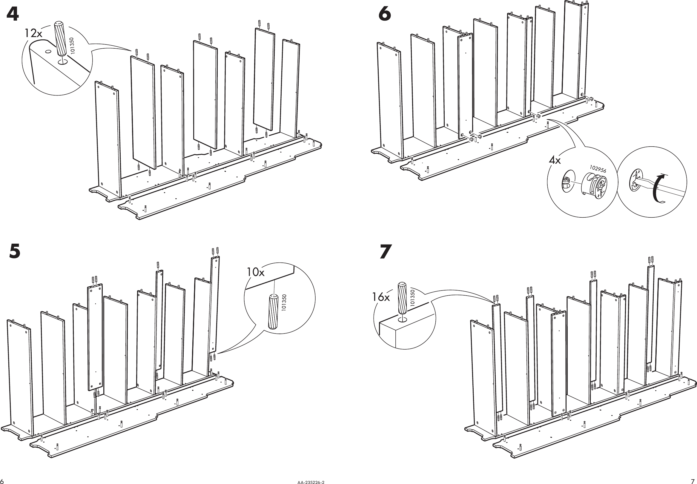Ikea Leksvik Bookcase 39 3 8X91 4 Assembly Instruction
