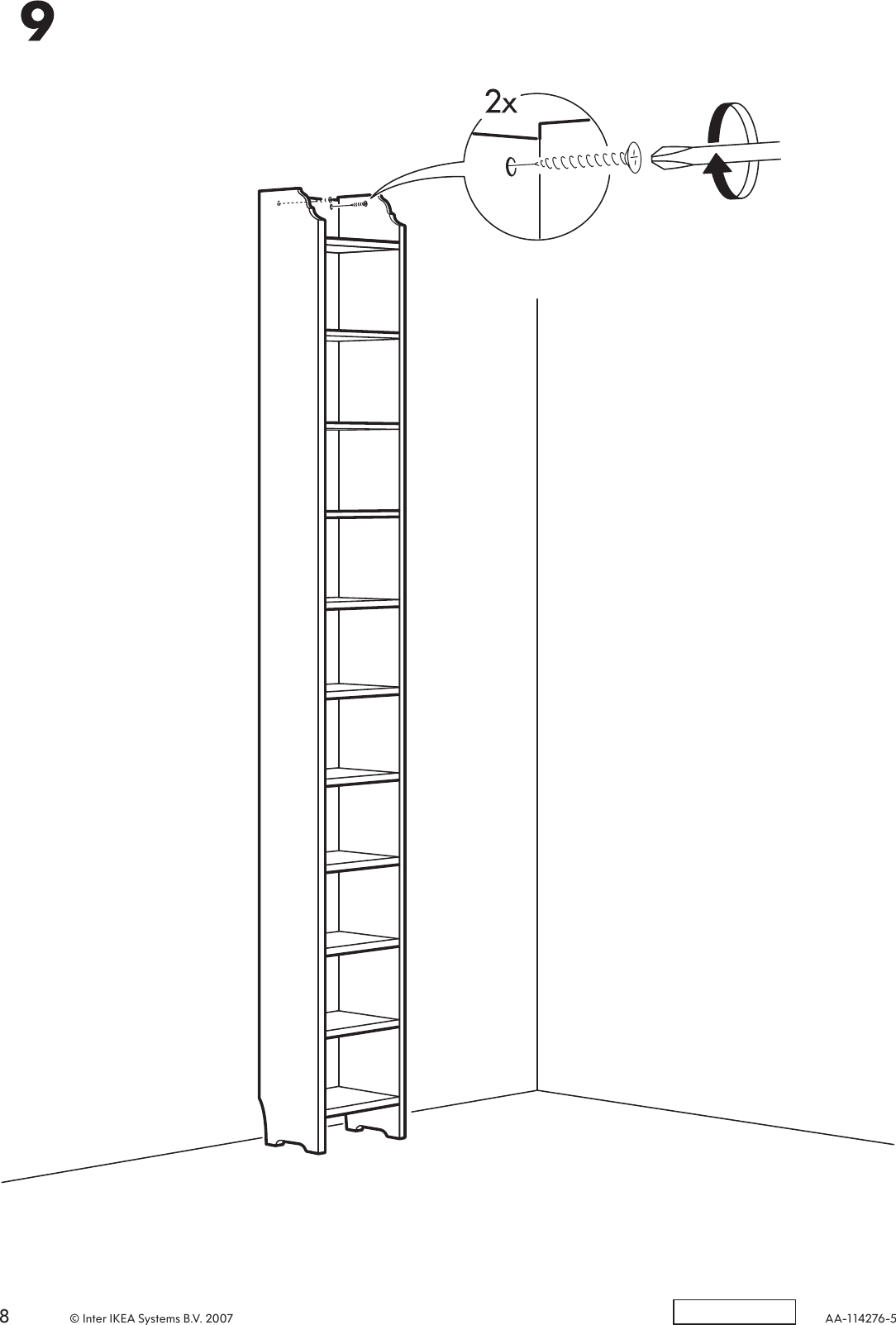 Page 8 of 8 - Ikea Ikea-Leksvik-Cd-Tower-78-Assembly-Instruction