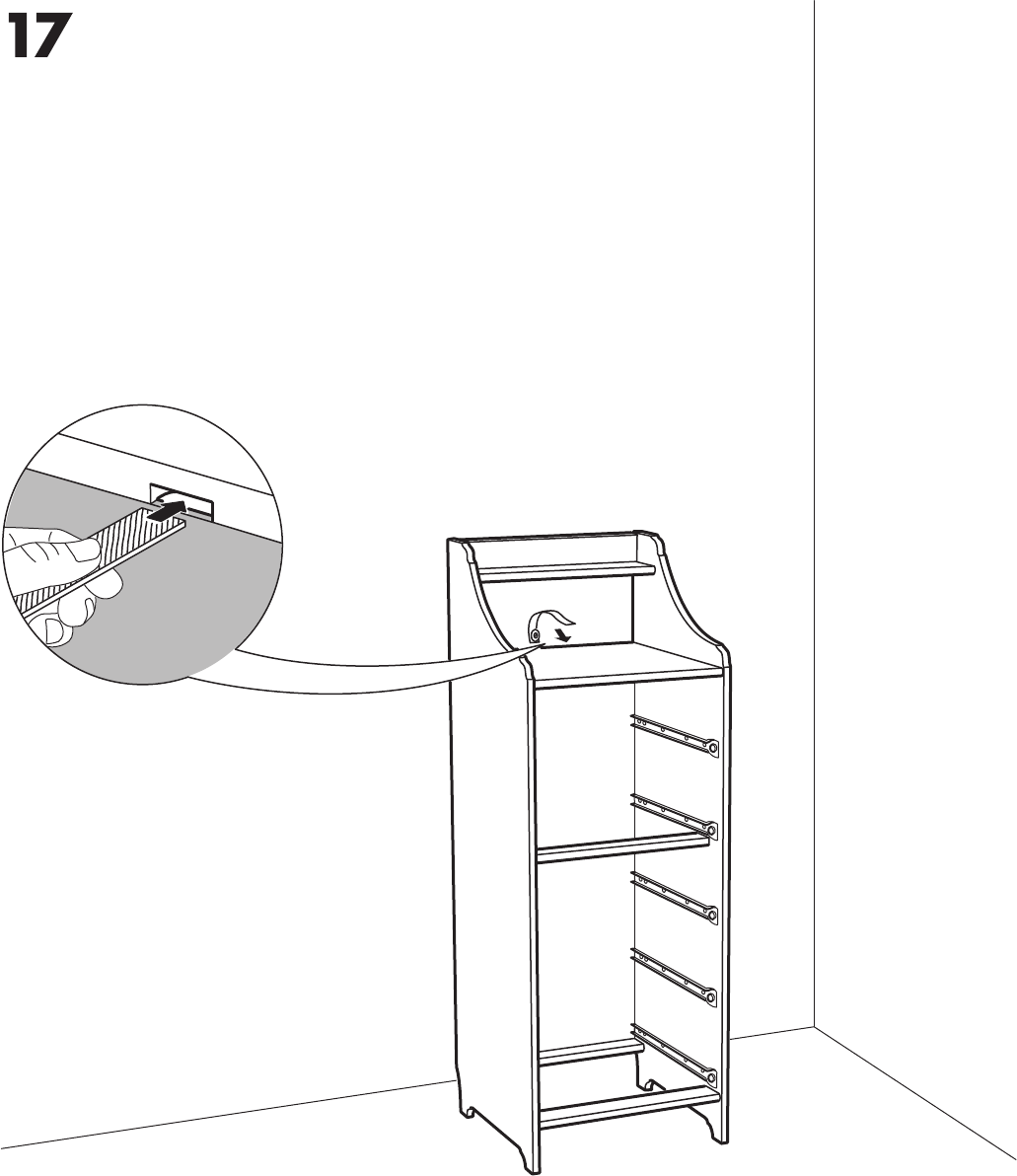 Ikea Leksvik Chest W 5Drawers 19X54 Assembly Instruction