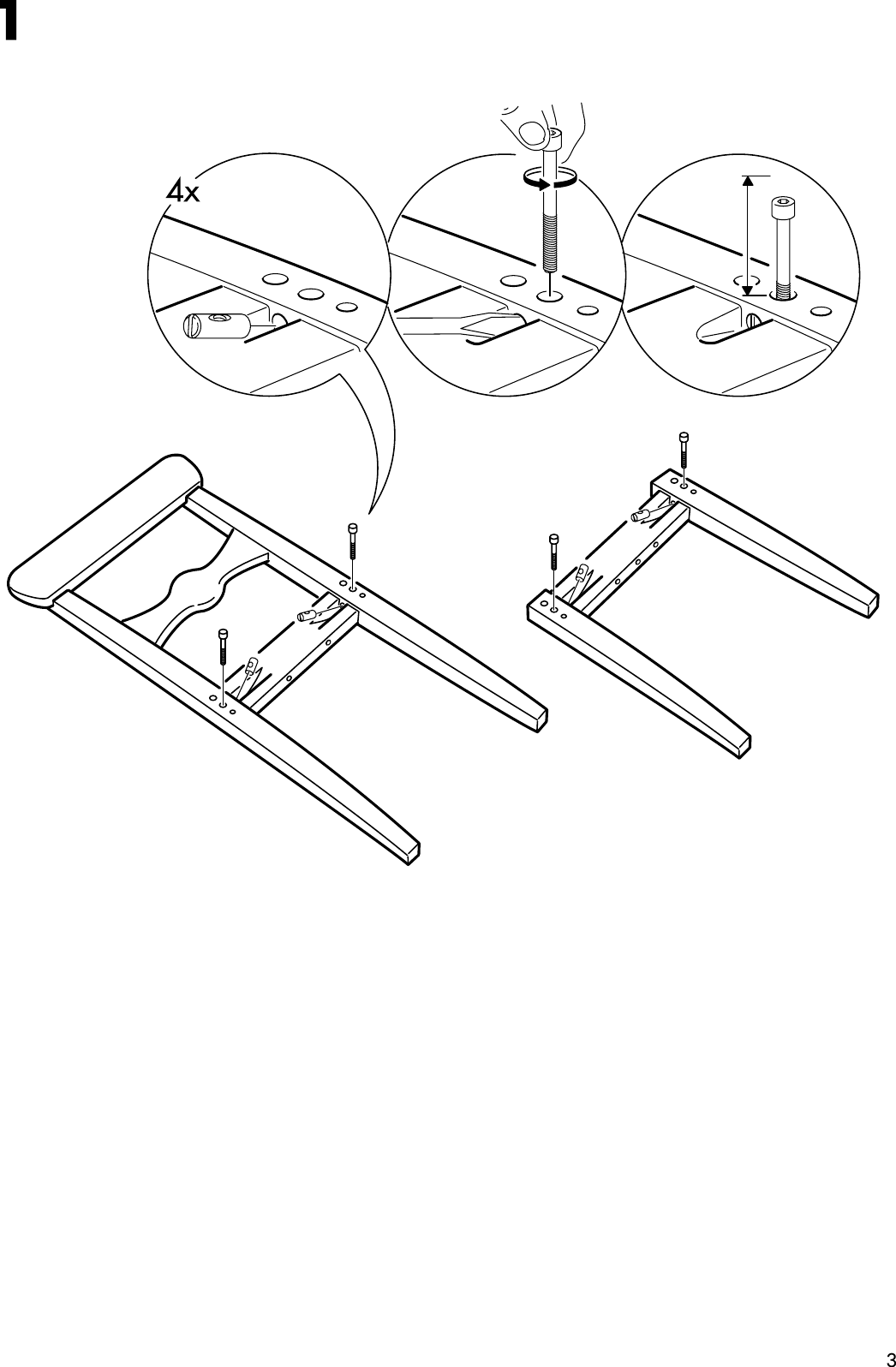 Page 3 of 4 - Ikea Ikea-Leksvik-Childs-Chair-Assembly-Instruction