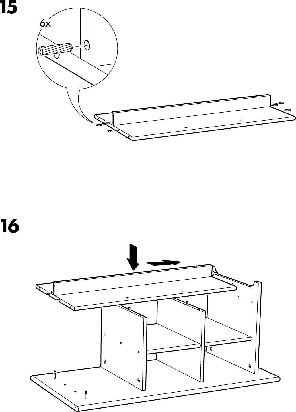 Ikea Leksvik Coffee Table 47X23 Assembly Instruction