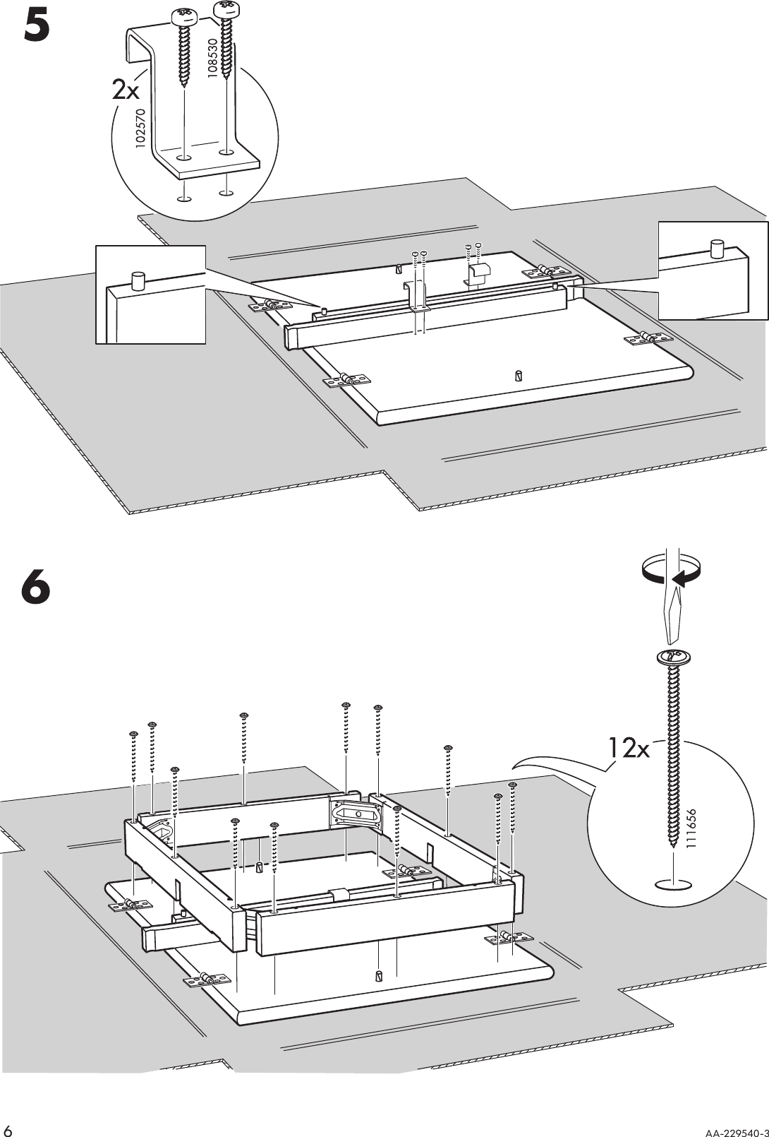 Ikea Leksvik Drop Leaf Table 23 35 47X31 Assembly Instruction