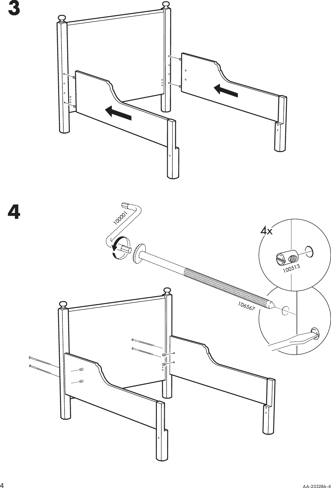 кровать хенсвик икеа инструкция по сборке