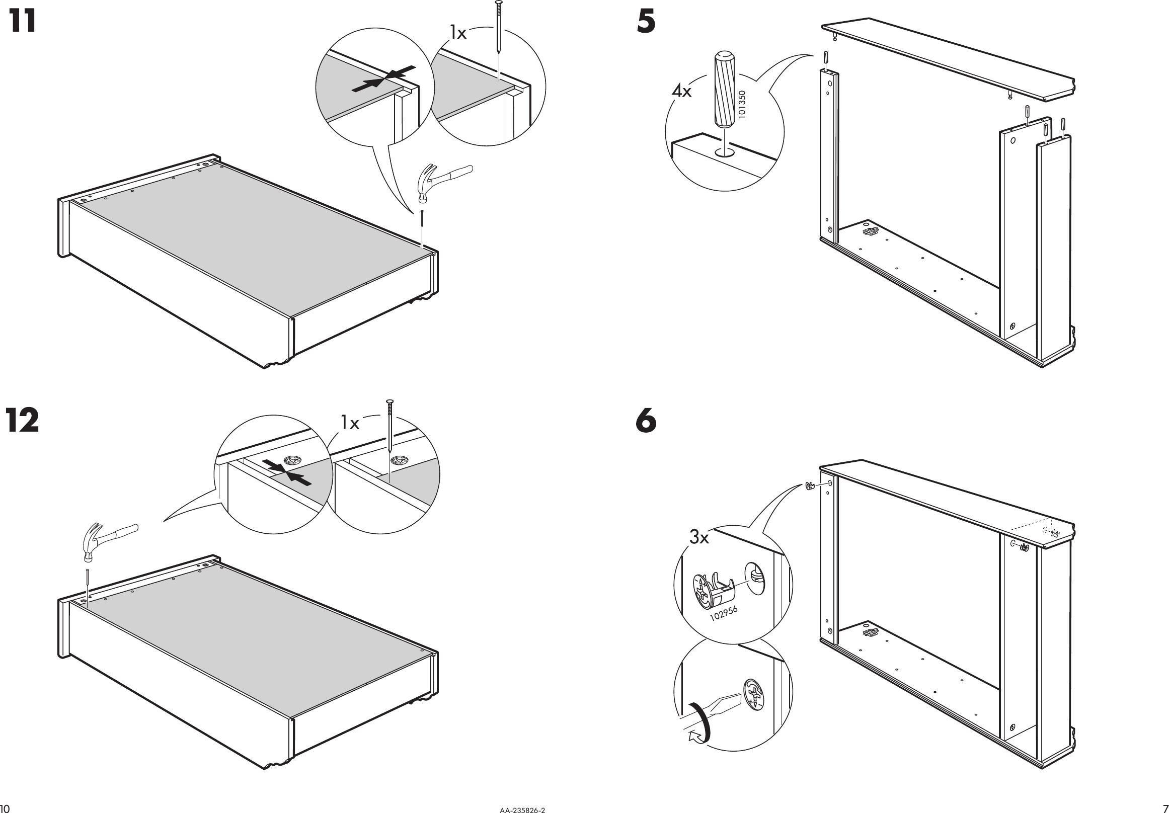 Ikea Leksvik Glass Door Wall 28X44 Assembly Instruction