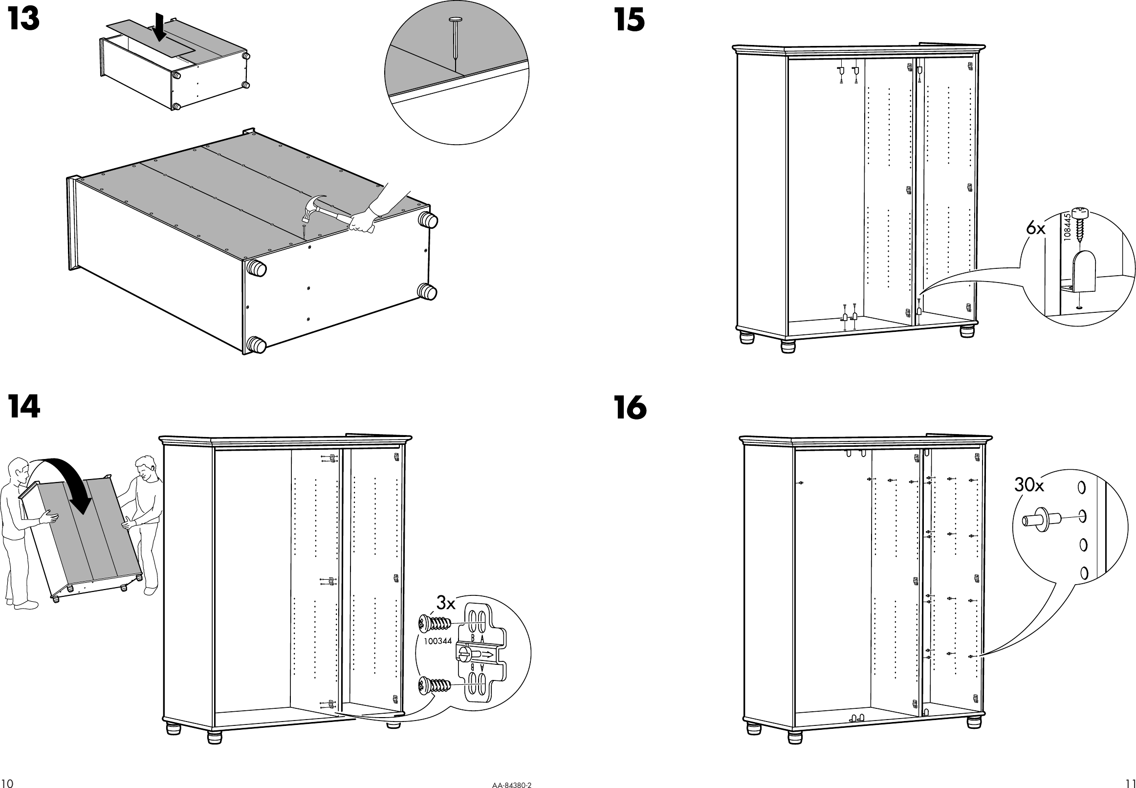 Page 10 of 10 - Ikea Ikea-Leksvik-Wardrobe-W-3Doors-Assembly-Instruction-2  Ikea-leksvik-wardrobe-w-3doors-assembly-instruction