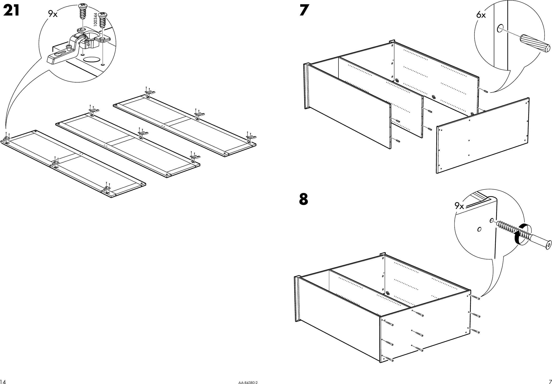 Page 7 of 10 - Ikea Ikea-Leksvik-Wardrobe-W-3Doors-Assembly-Instruction-2  Ikea-leksvik-wardrobe-w-3doors-assembly-instruction