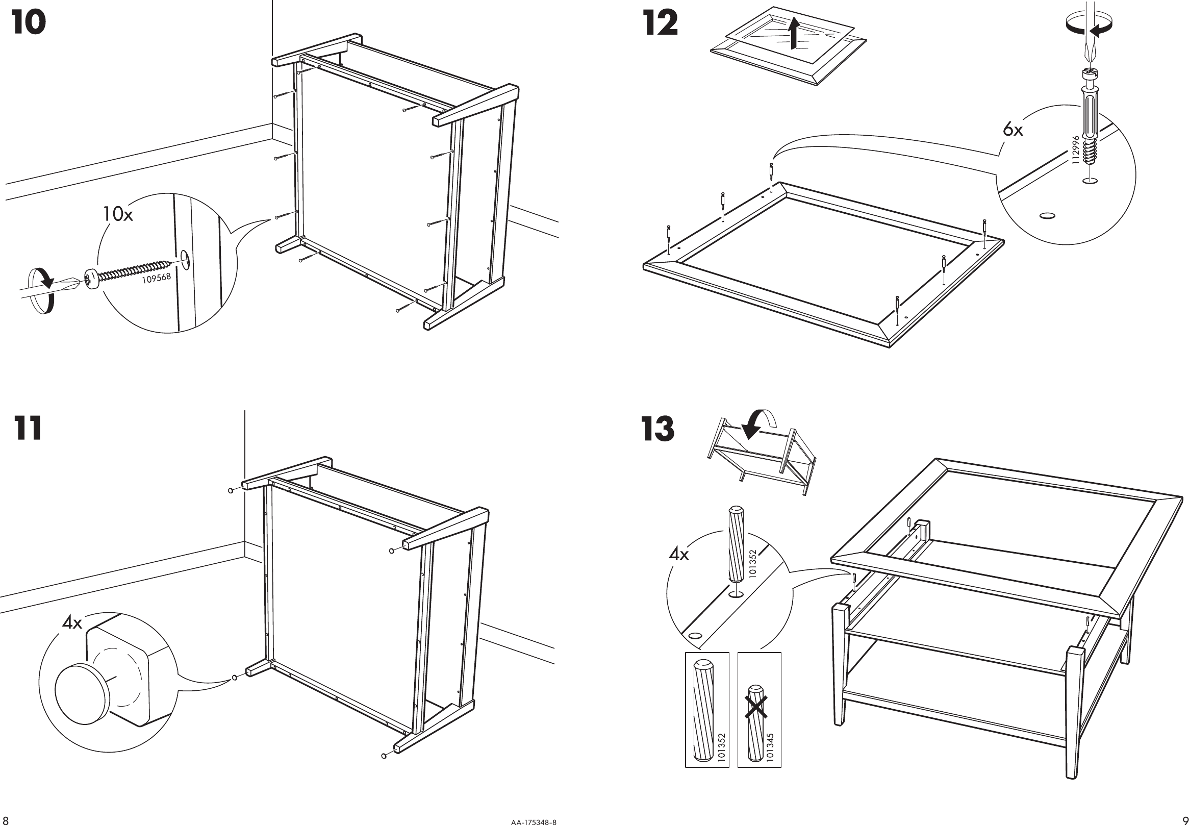 Page 8 of 8 - Ikea Ikea-Liatorp-Coffee-Table-37X37-Assembly-Instruction