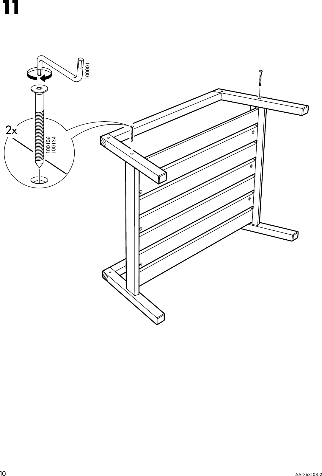 Page 10 of 12 - Ikea Ikea-Lillberg-Coffee-Table-Assembly-Instruction