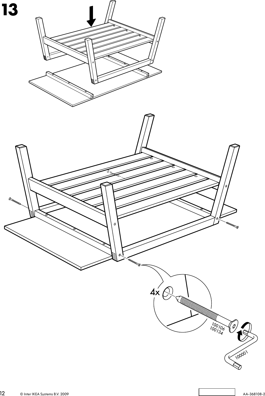 Page 12 of 12 - Ikea Ikea-Lillberg-Coffee-Table-Assembly-Instruction