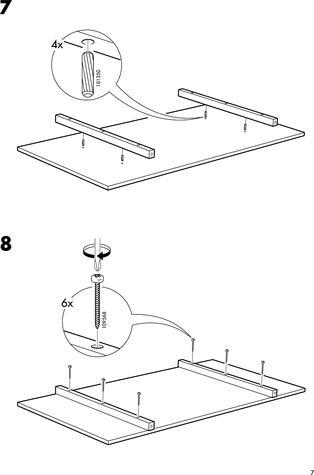 Page 7 of 12 - Ikea Ikea-Lillberg-Coffee-Table-Assembly-Instruction