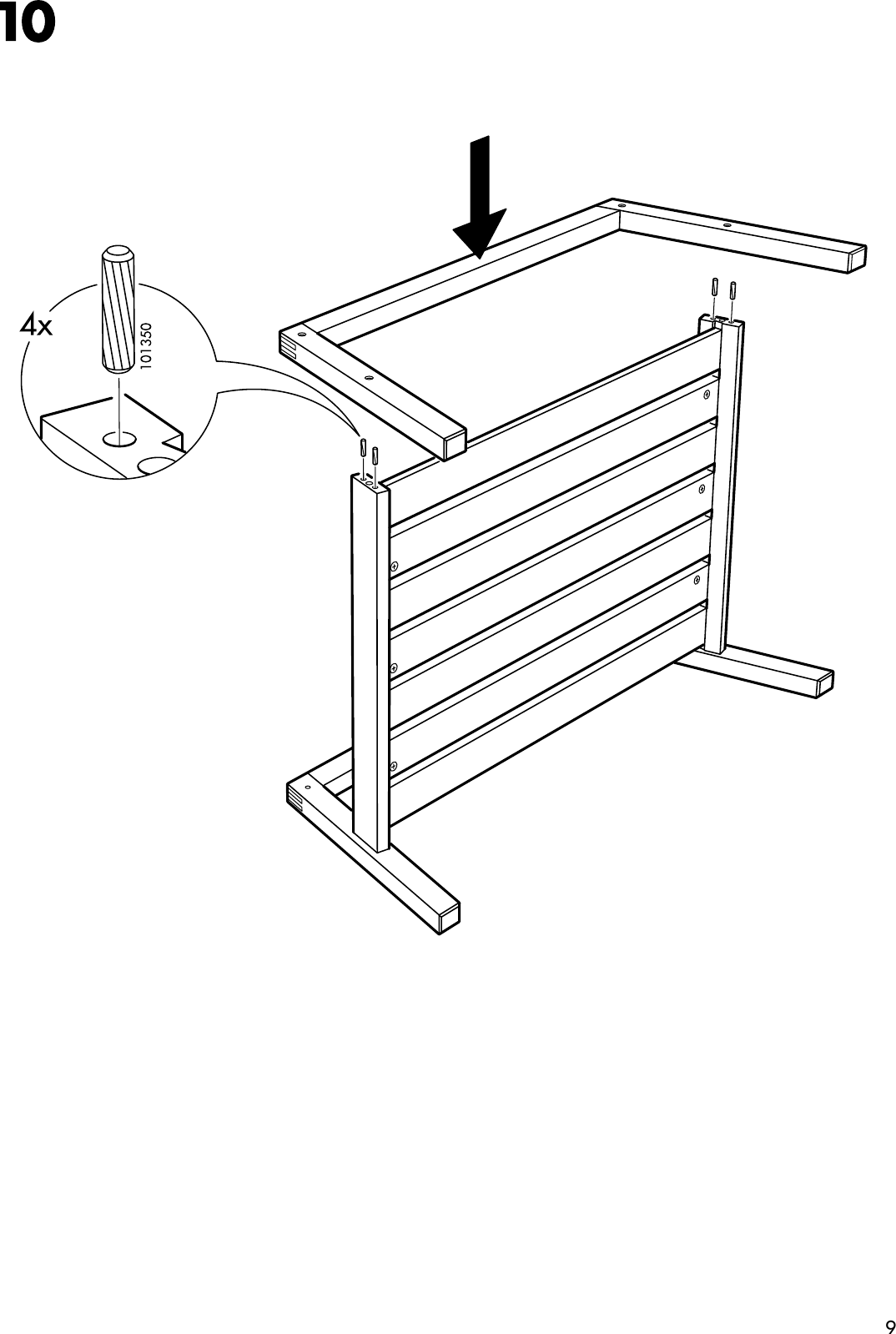 Page 9 of 12 - Ikea Ikea-Lillberg-Coffee-Table-Assembly-Instruction