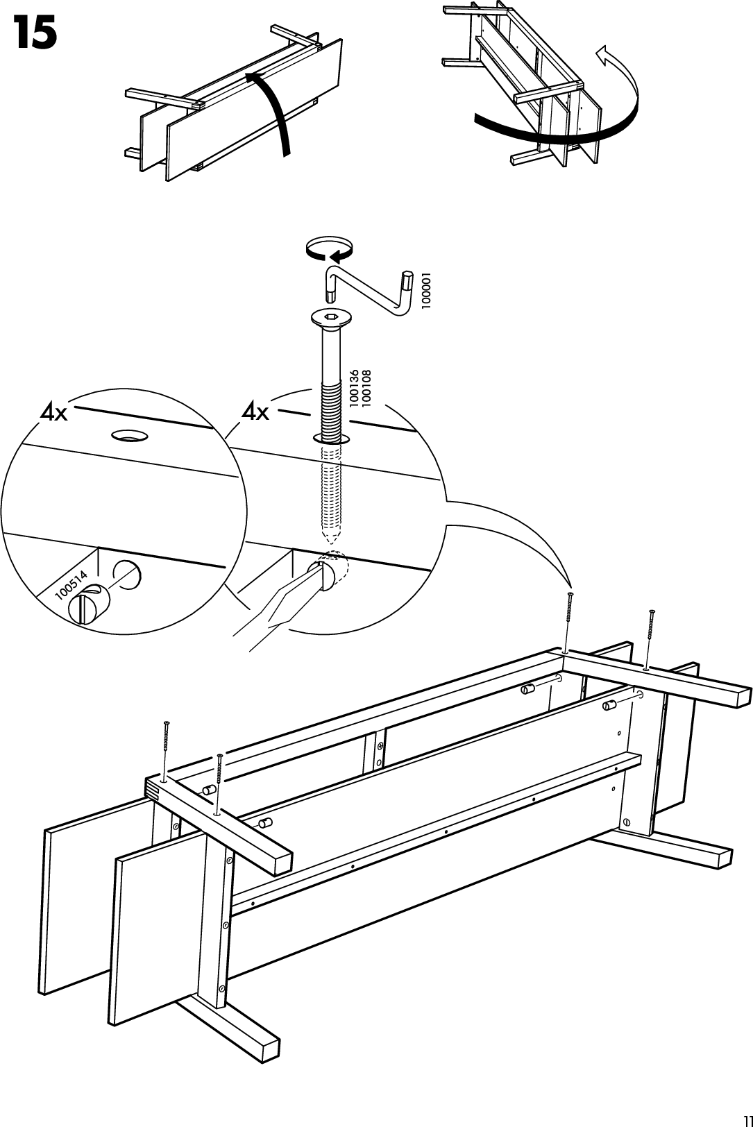 Page 12 of 12 - Ikea Ikea-Lillberg-Tv-Unit-Assembly-Instruction
