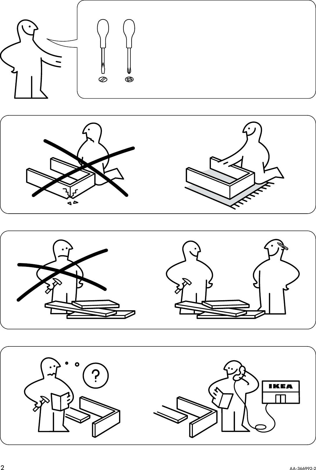 Page 2 of 12 - Ikea Ikea-Lillberg-Tv-Unit-Assembly-Instruction