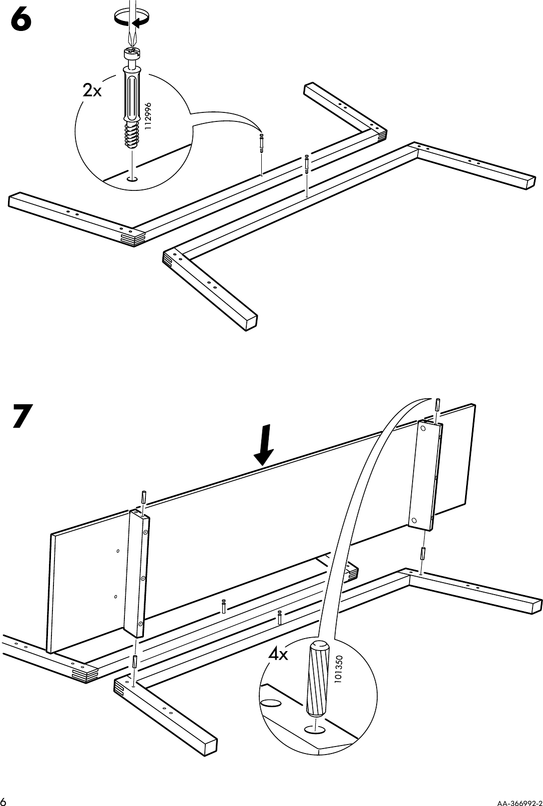 Page 6 of 12 - Ikea Ikea-Lillberg-Tv-Unit-Assembly-Instruction
