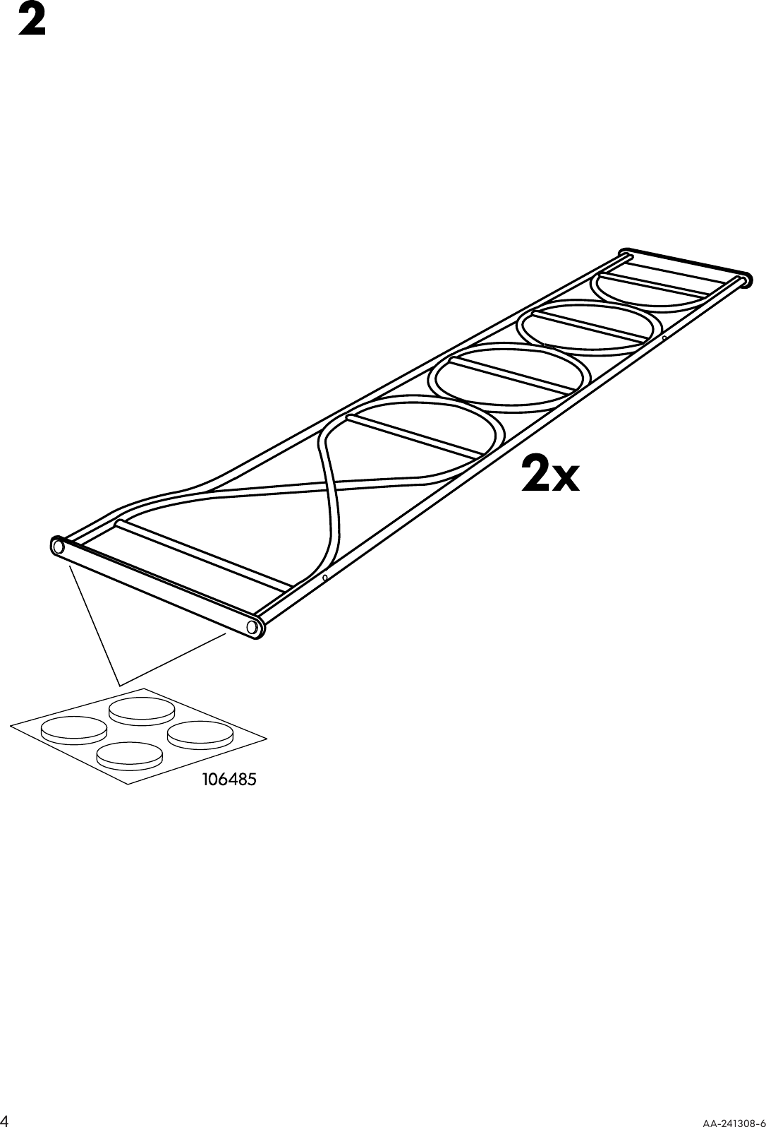 Page 4 of 8 - Ikea Ikea-Lindved-Shelving-Unit-35X71-Assembly-Instruction