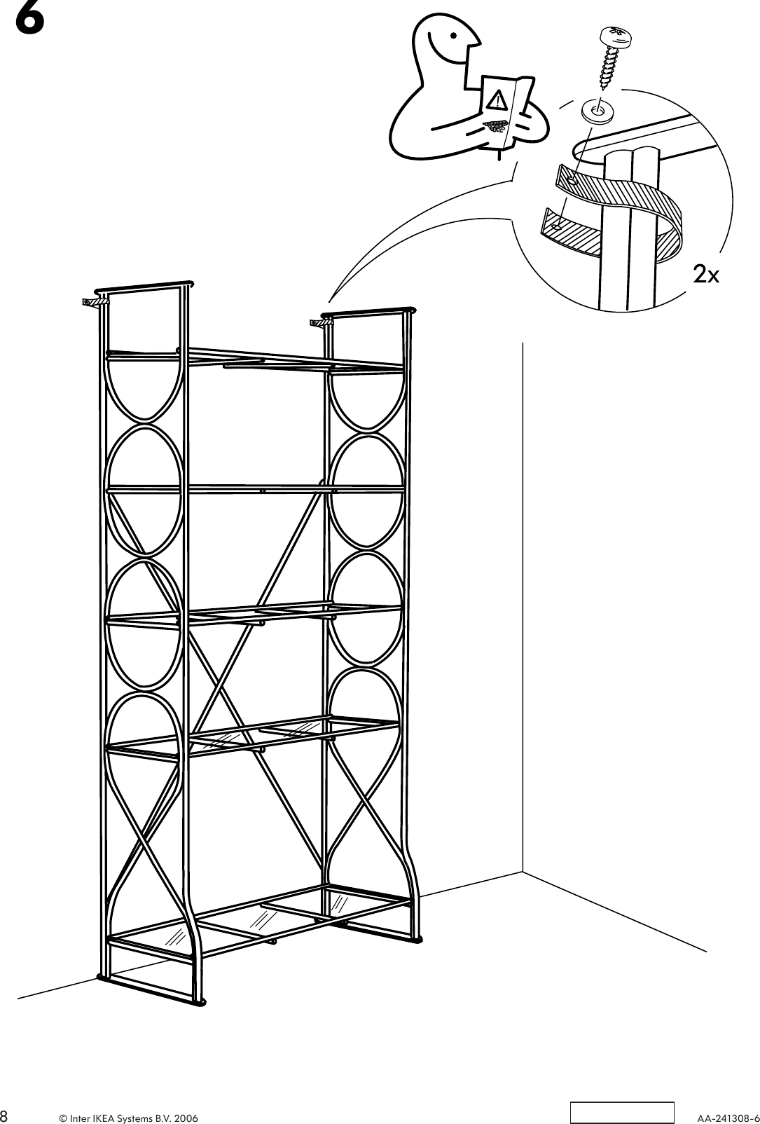 Page 8 of 8 - Ikea Ikea-Lindved-Shelving-Unit-35X71-Assembly-Instruction