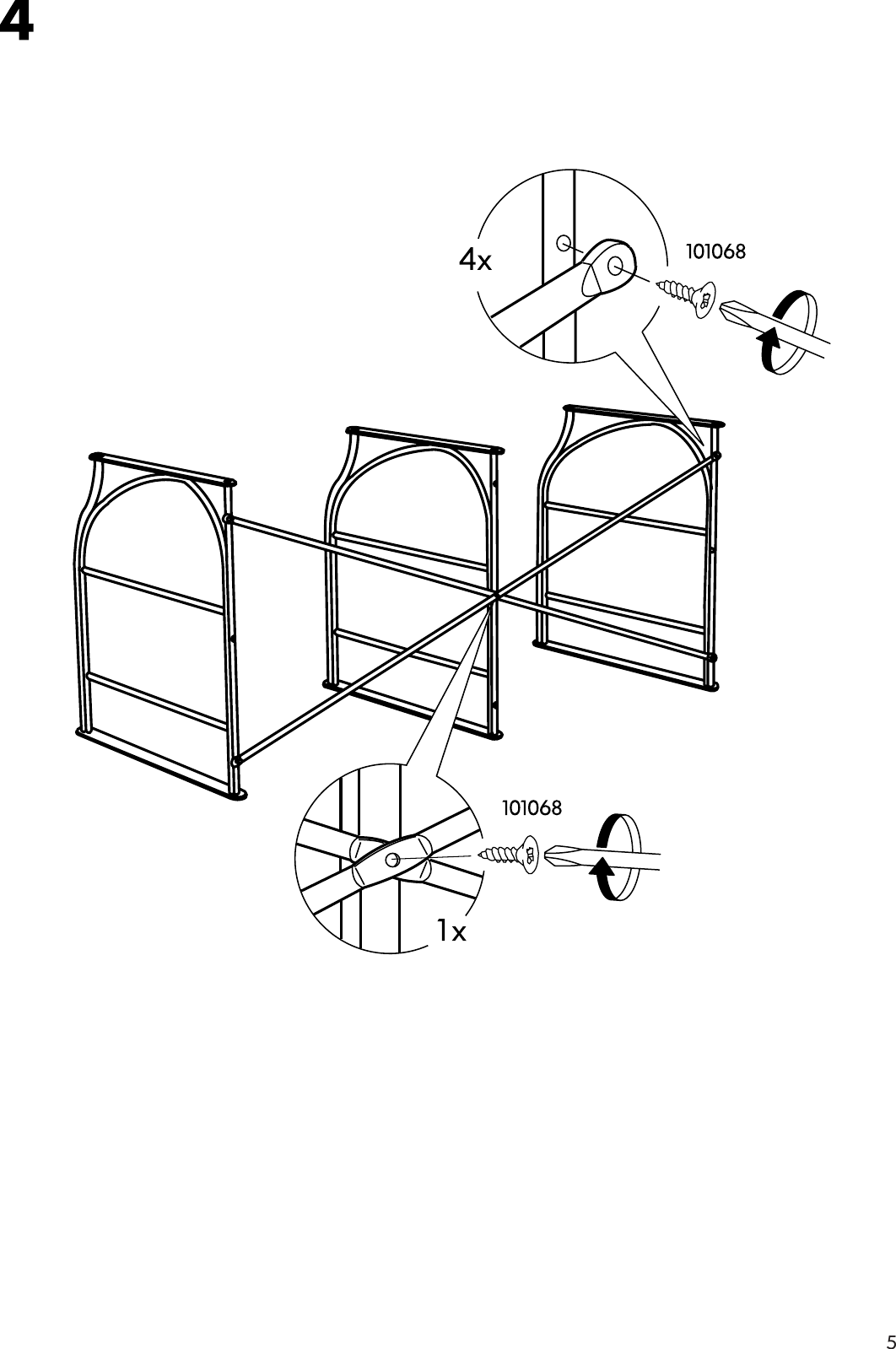 Page 5 of 8 - Ikea Ikea-Lindved-Tv-Unit-41X18-Assembly-Instruction