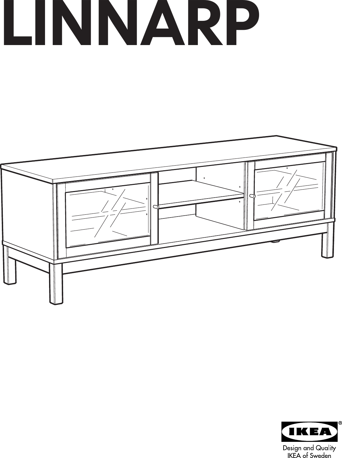 Ikea Linnarp Tv Bench Assembly Instruction