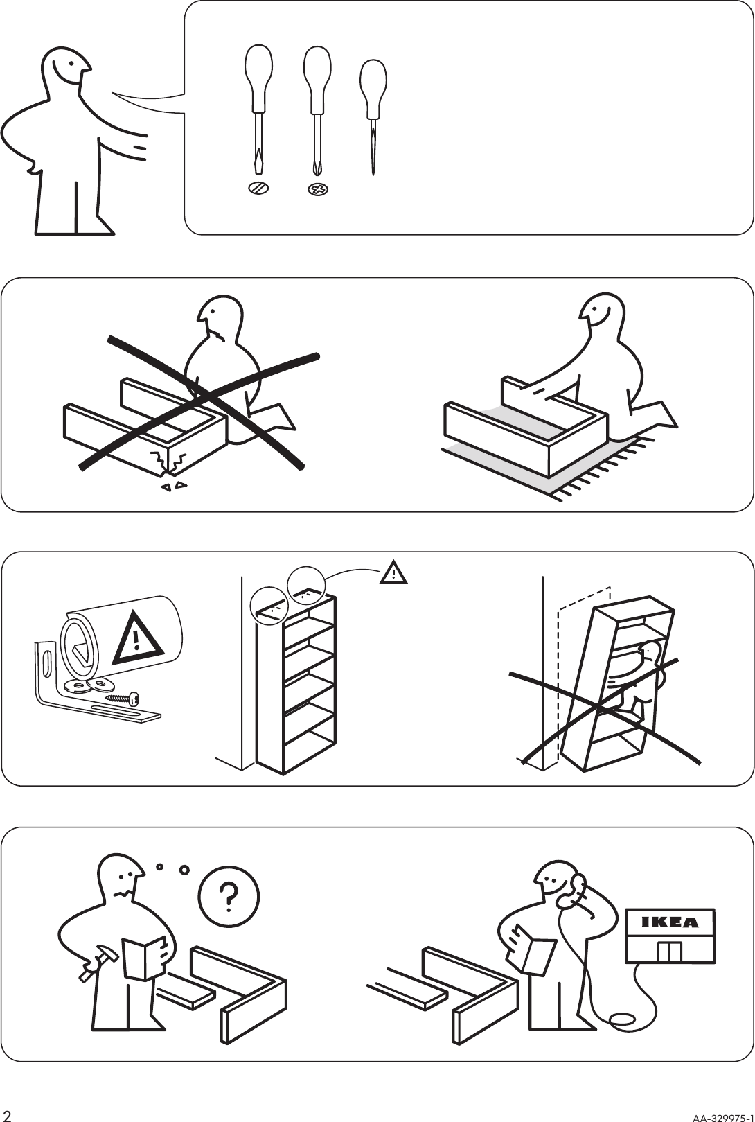 Page 2 of 12 - Ikea Ikea-Lyckhem-Occational-Table-Assembly-Instruction