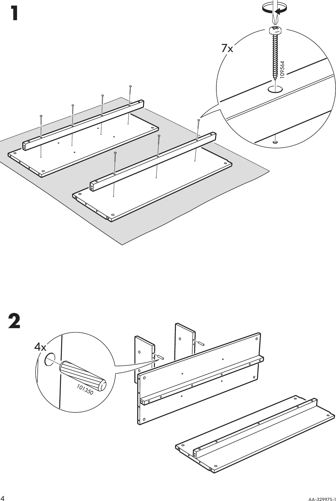 Page 4 of 12 - Ikea Ikea-Lyckhem-Occational-Table-Assembly-Instruction
