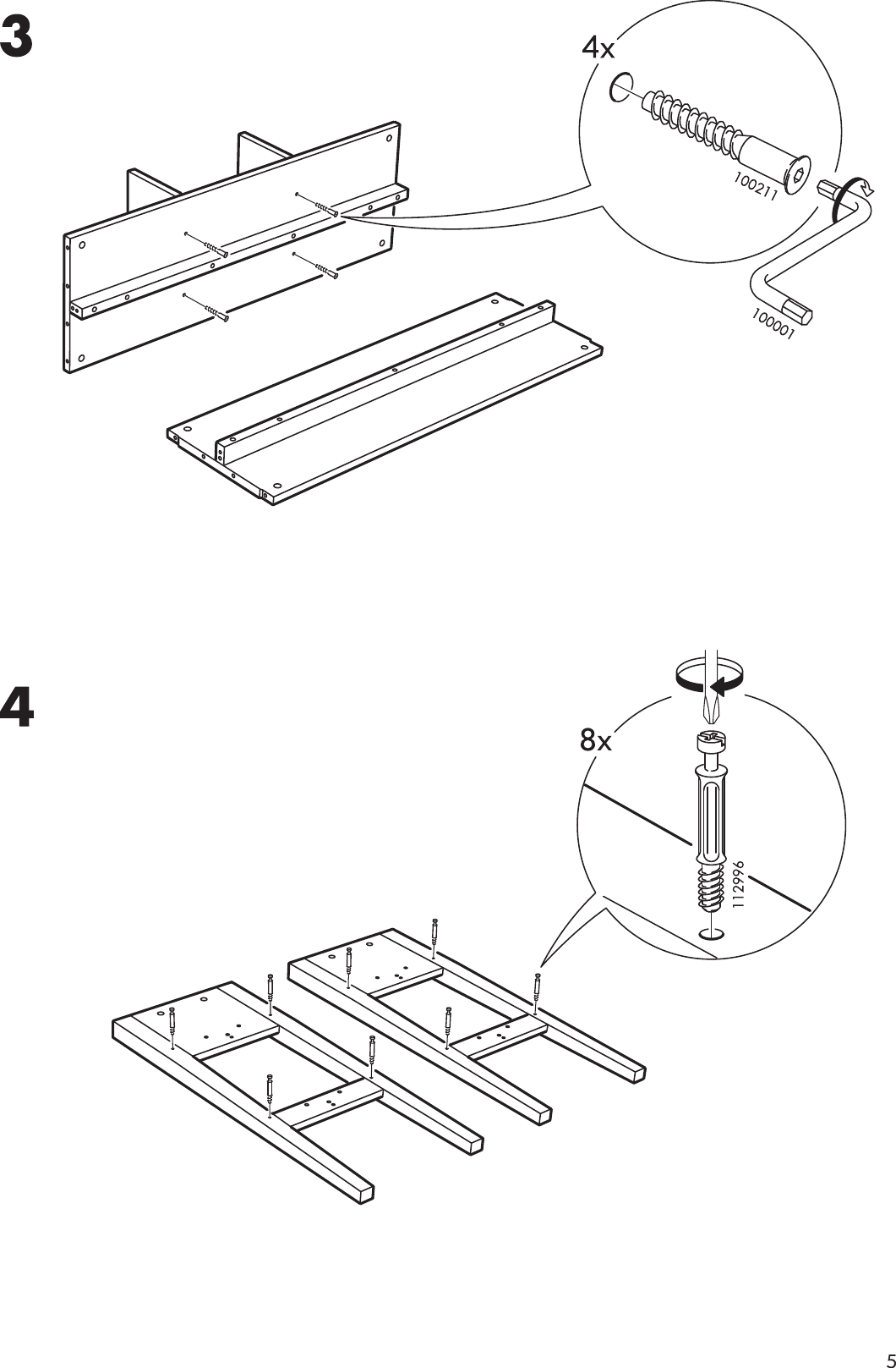 Page 5 of 12 - Ikea Ikea-Lyckhem-Occational-Table-Assembly-Instruction