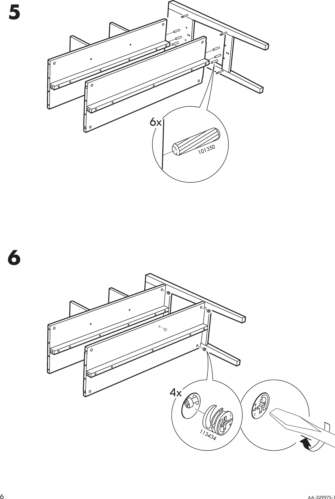 Page 6 of 12 - Ikea Ikea-Lyckhem-Occational-Table-Assembly-Instruction
