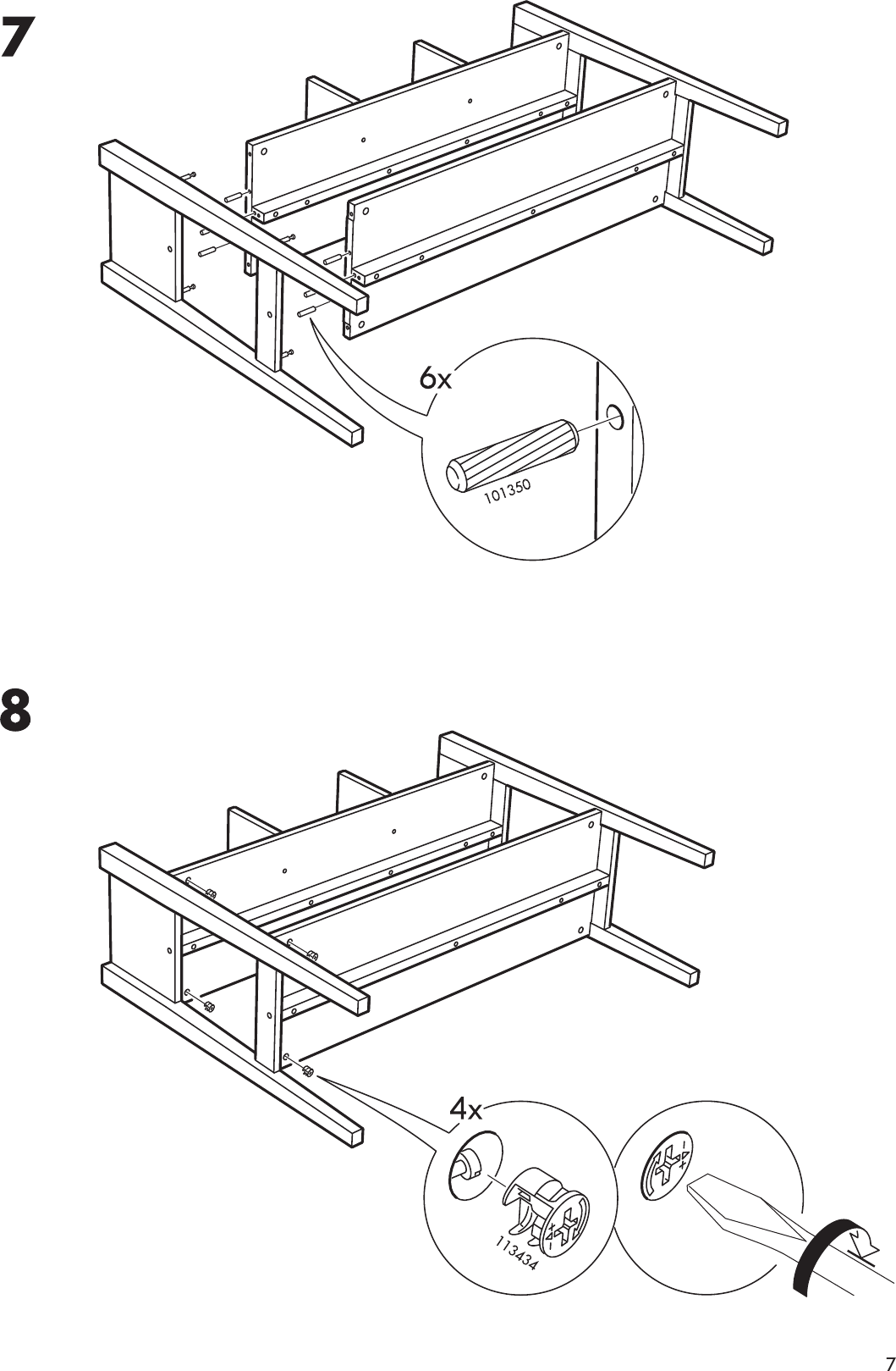 Page 7 of 12 - Ikea Ikea-Lyckhem-Occational-Table-Assembly-Instruction