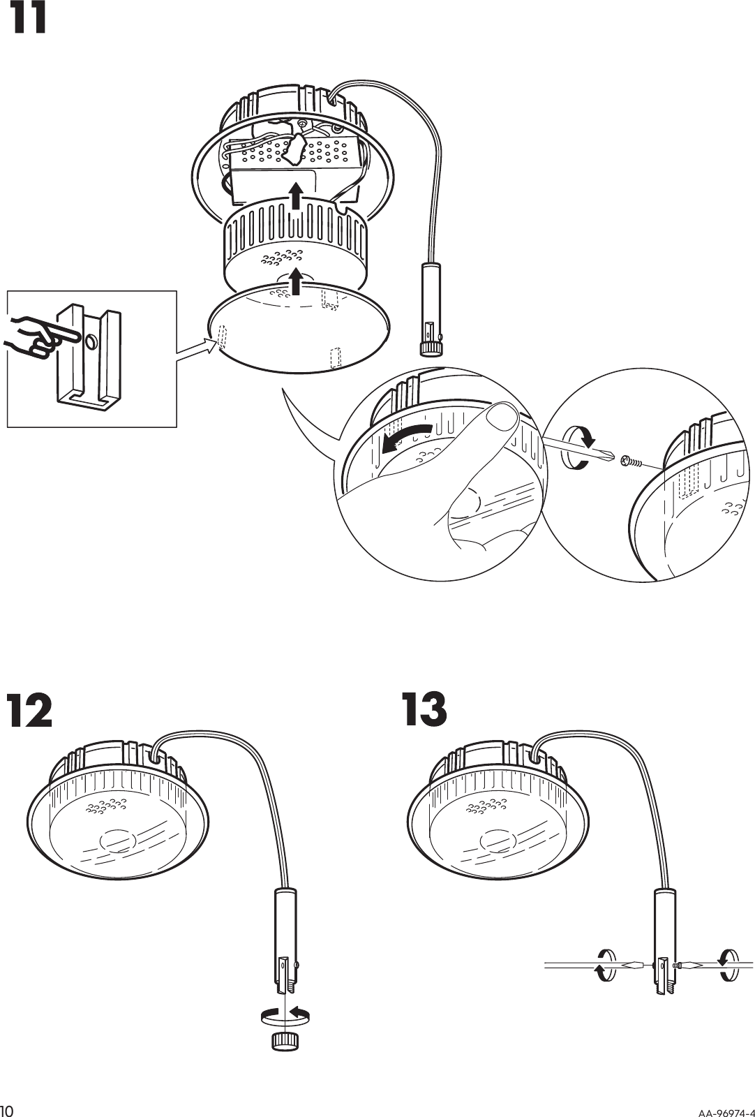 Page 10 of 12 - Ikea Ikea-Magnesium-Spotlight-System-Assembly-Instruction