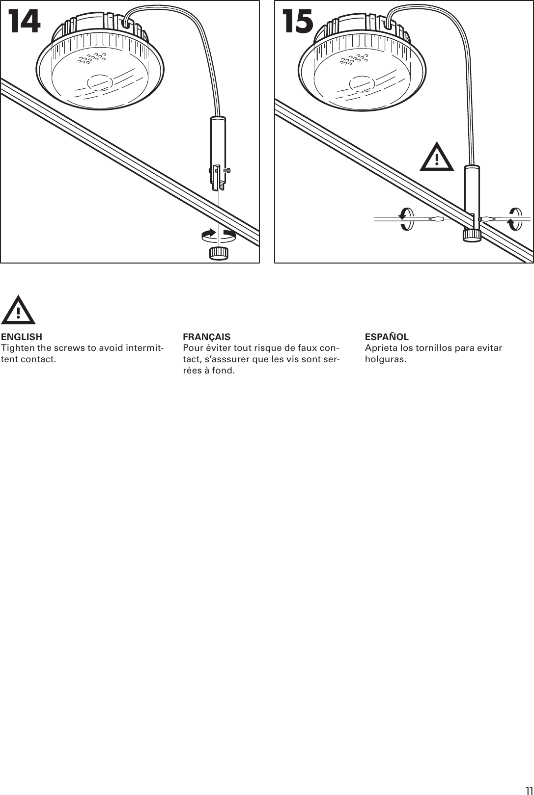 Page 11 of 12 - Ikea Ikea-Magnesium-Spotlight-System-Assembly-Instruction