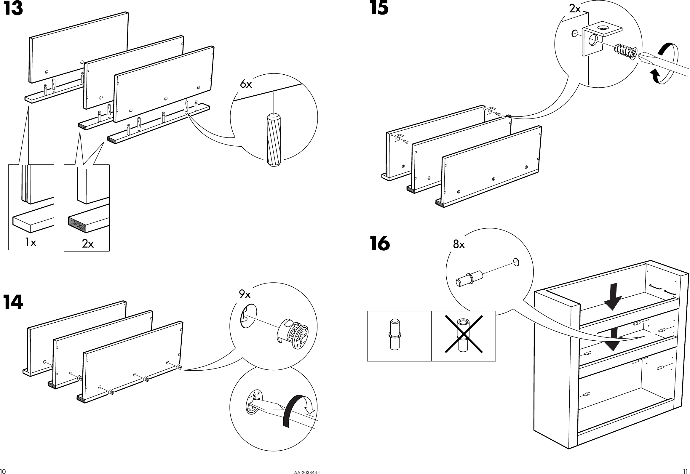 Page 10 of 10 - Ikea Ikea-Malm-3-Piece-Headboard-Bed-Shelf-Set-Queen-Assembly-Instruction