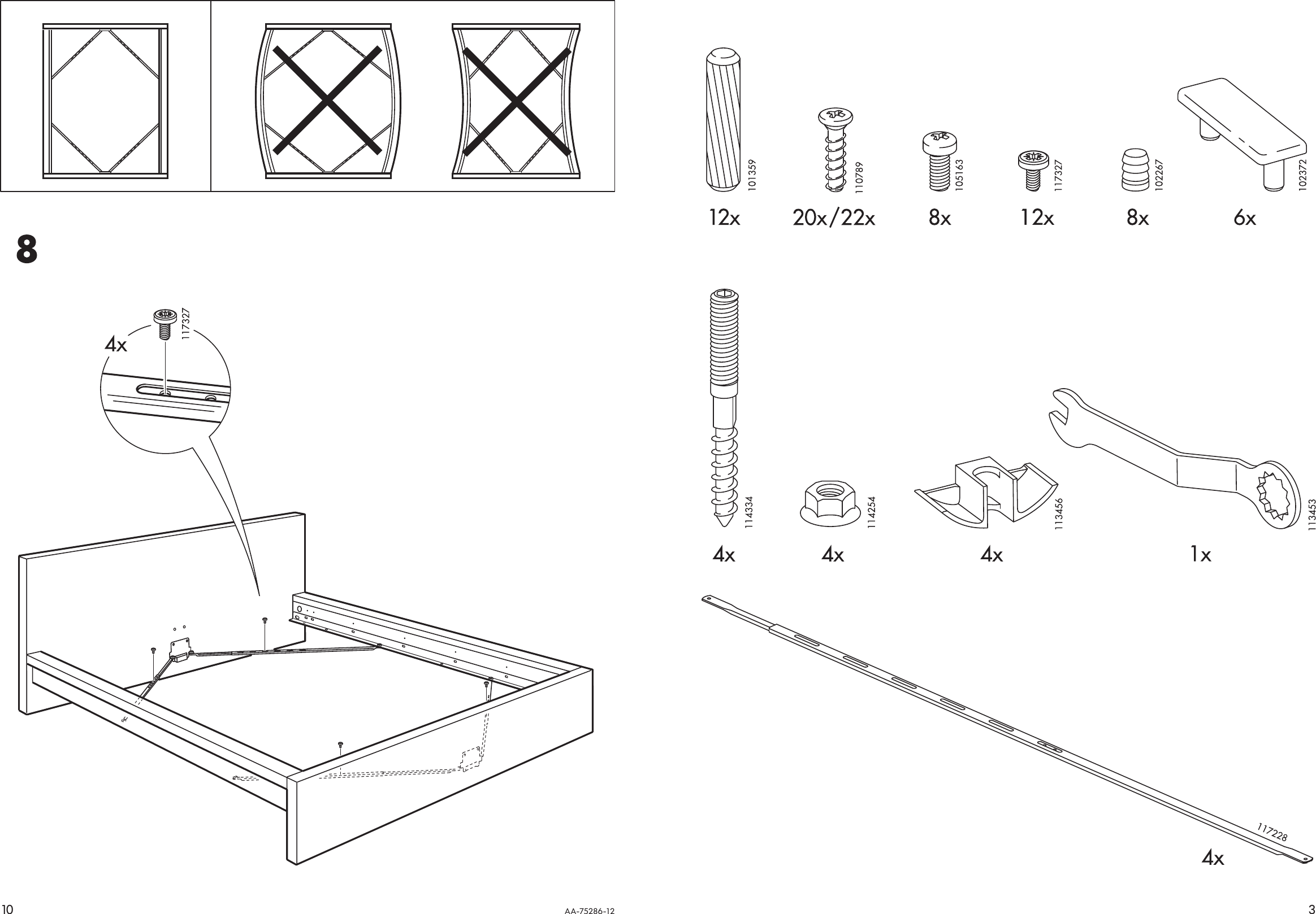 Ikea Malm Bed Frame Queen Assembly, King Bed Frame Assembly Instructions