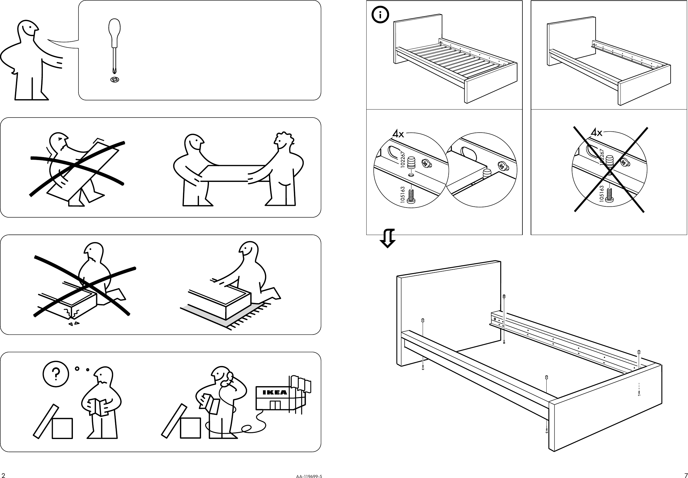 Ikea Malm Bed Frame Twin Assembly, Ikea Malm High Bed Frame Instructions