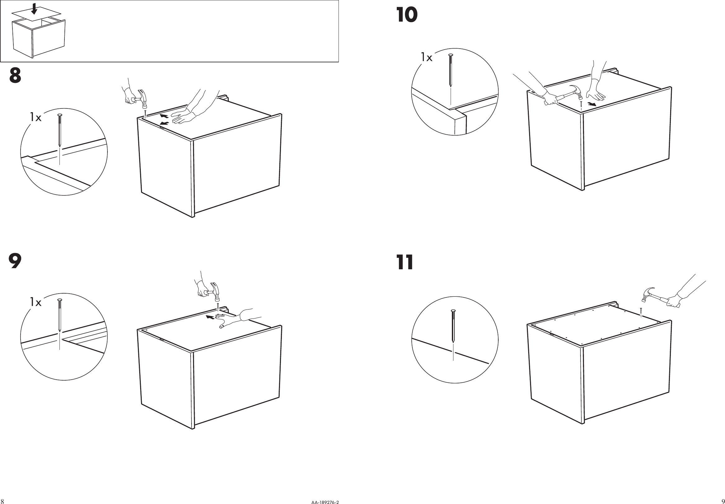 Page 8 of 8 - Ikea Ikea-Malm-Chest-W-2Drawers-16X22-Assembly-Instruction