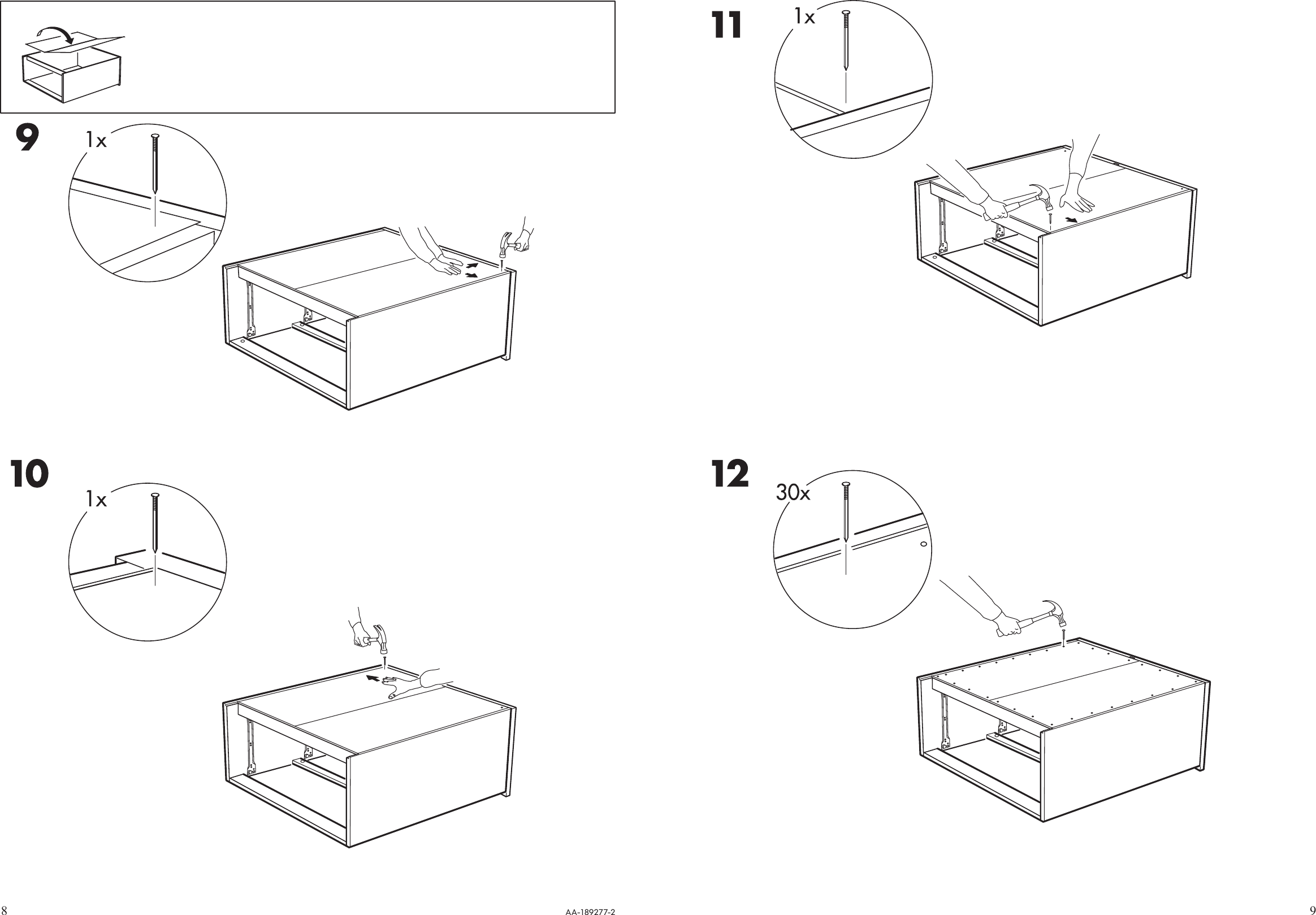 Page 8 of 8 - Ikea Ikea-Malm-Chest-W-3Drawers-32X31-Assembly-Instruction