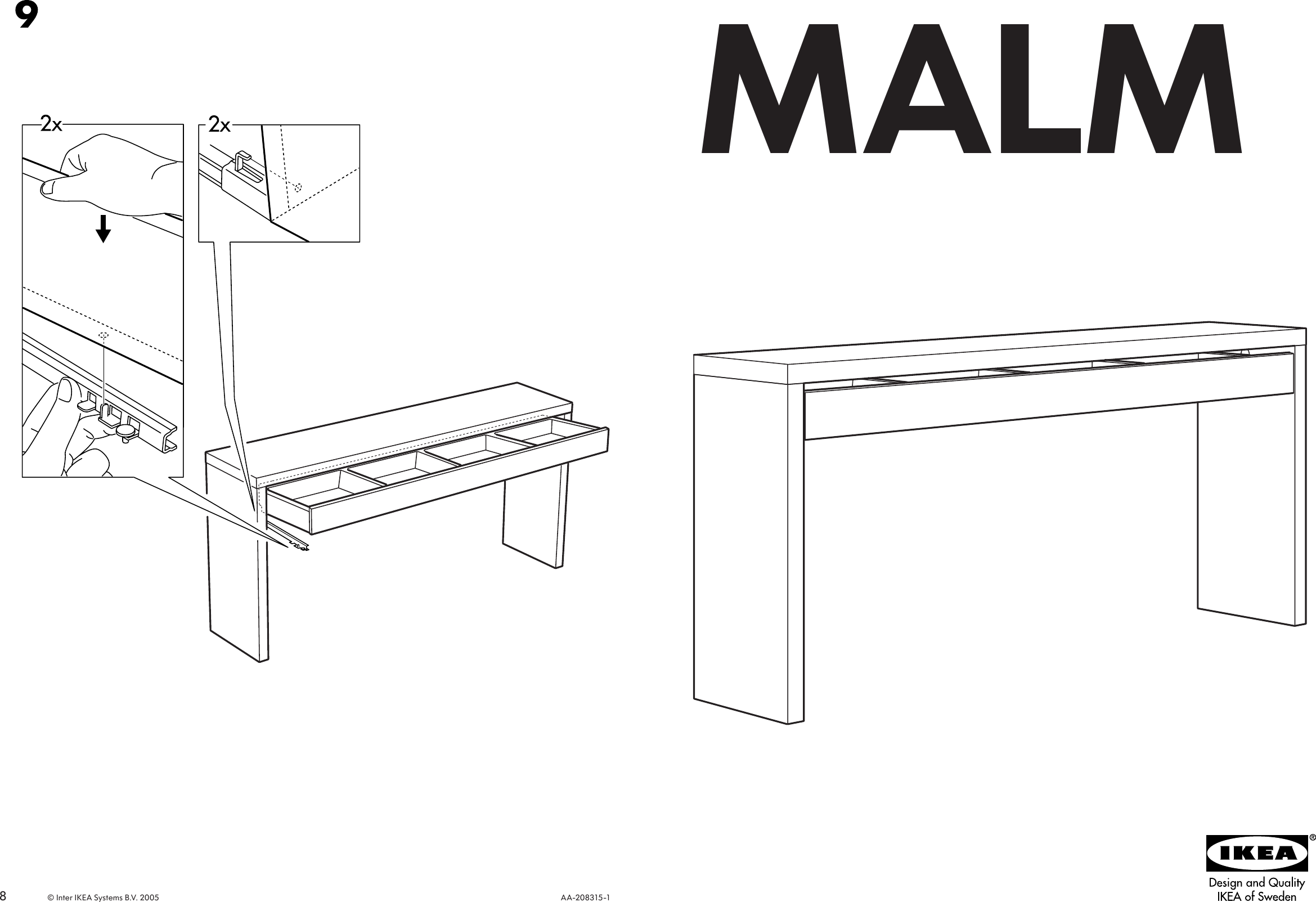 Ikea Malm Dressing Table 75x17 Assembly, Ikea Black Vanity Dresser