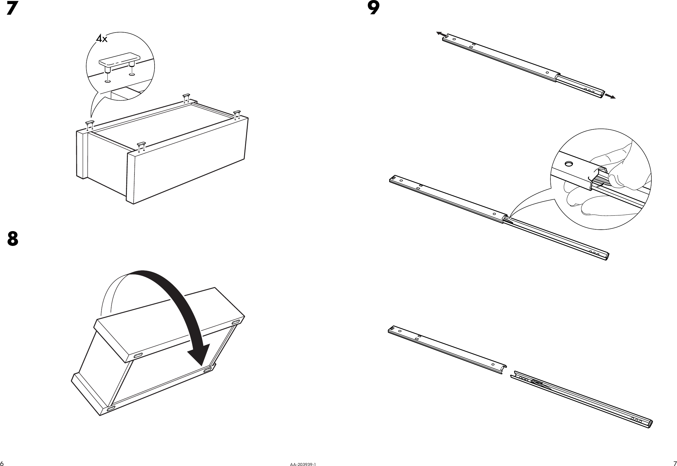 Ikea Malm Storage Unit 33X12 Assembly Instruction